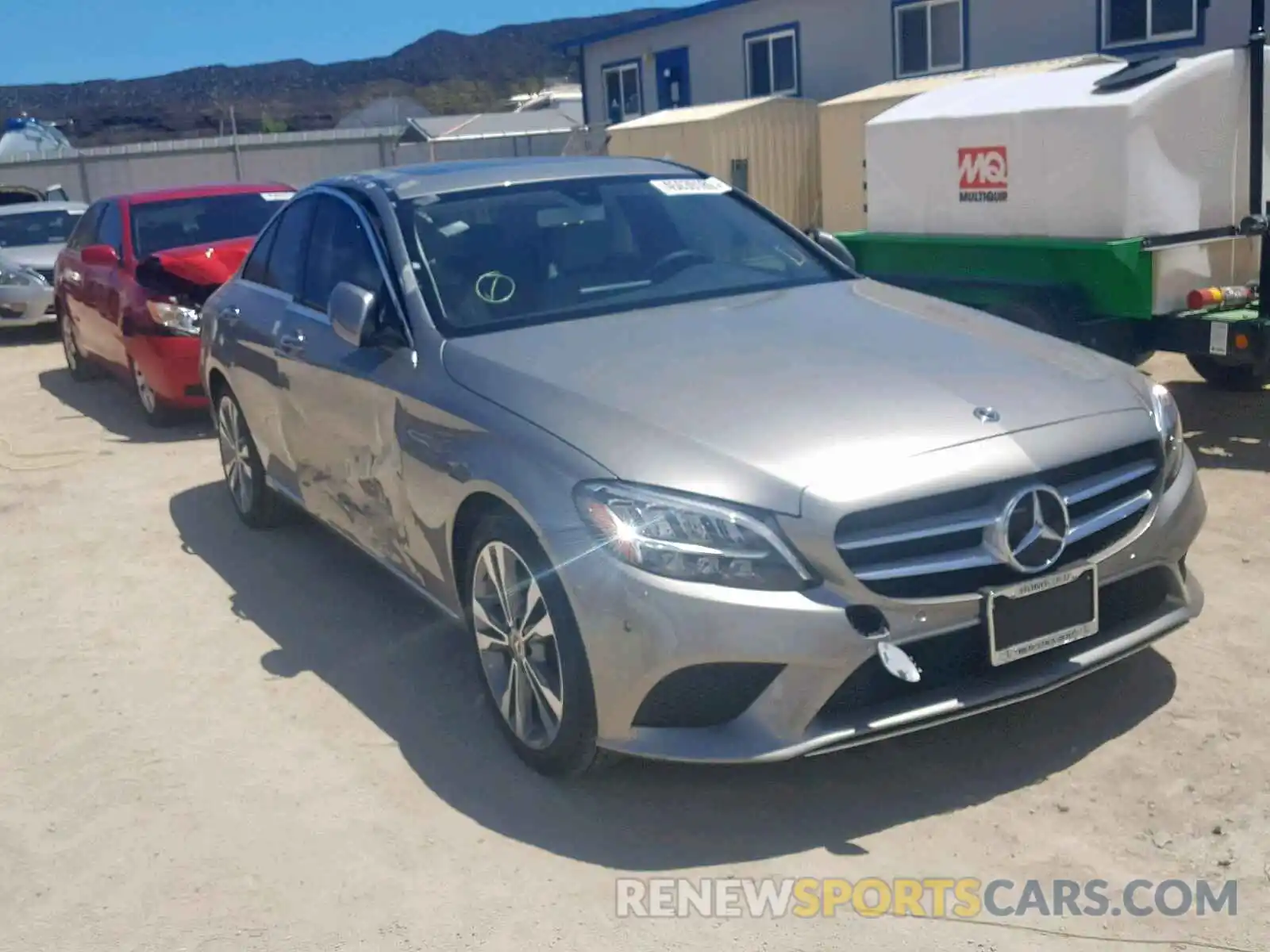 1 Photograph of a damaged car 55SWF8DB2KU293311 MERCEDES-BENZ C CLASS 2019