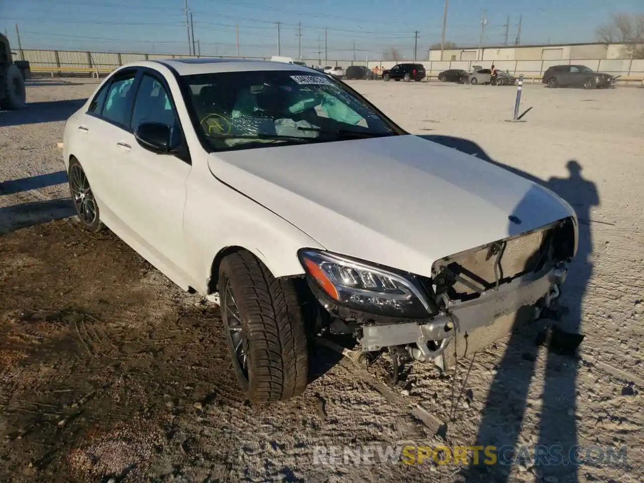 1 Photograph of a damaged car 55SWF8DB2KU293860 MERCEDES-BENZ C-CLASS 2019