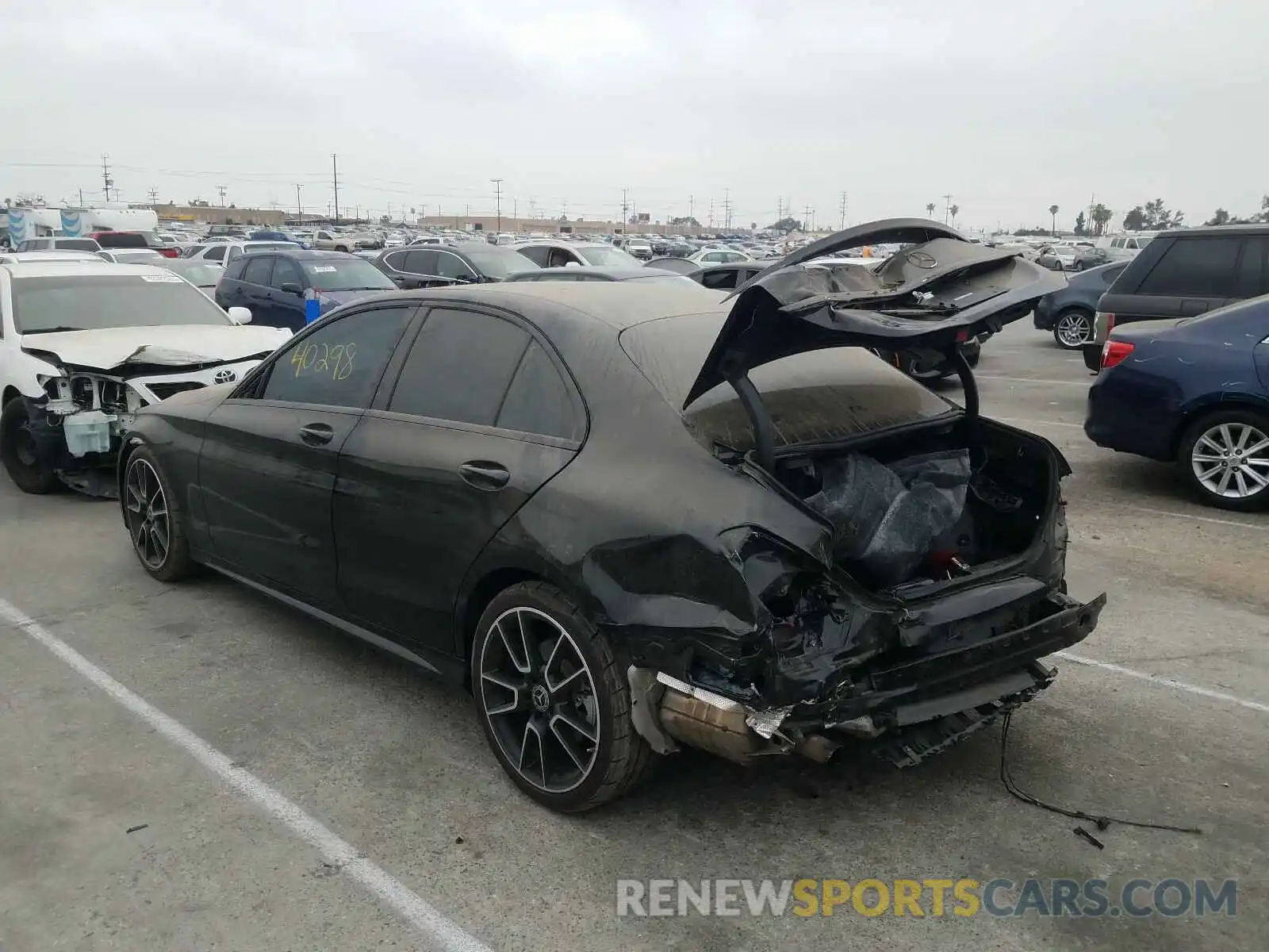 3 Photograph of a damaged car 55SWF8DB2KU297729 MERCEDES-BENZ C CLASS 2019