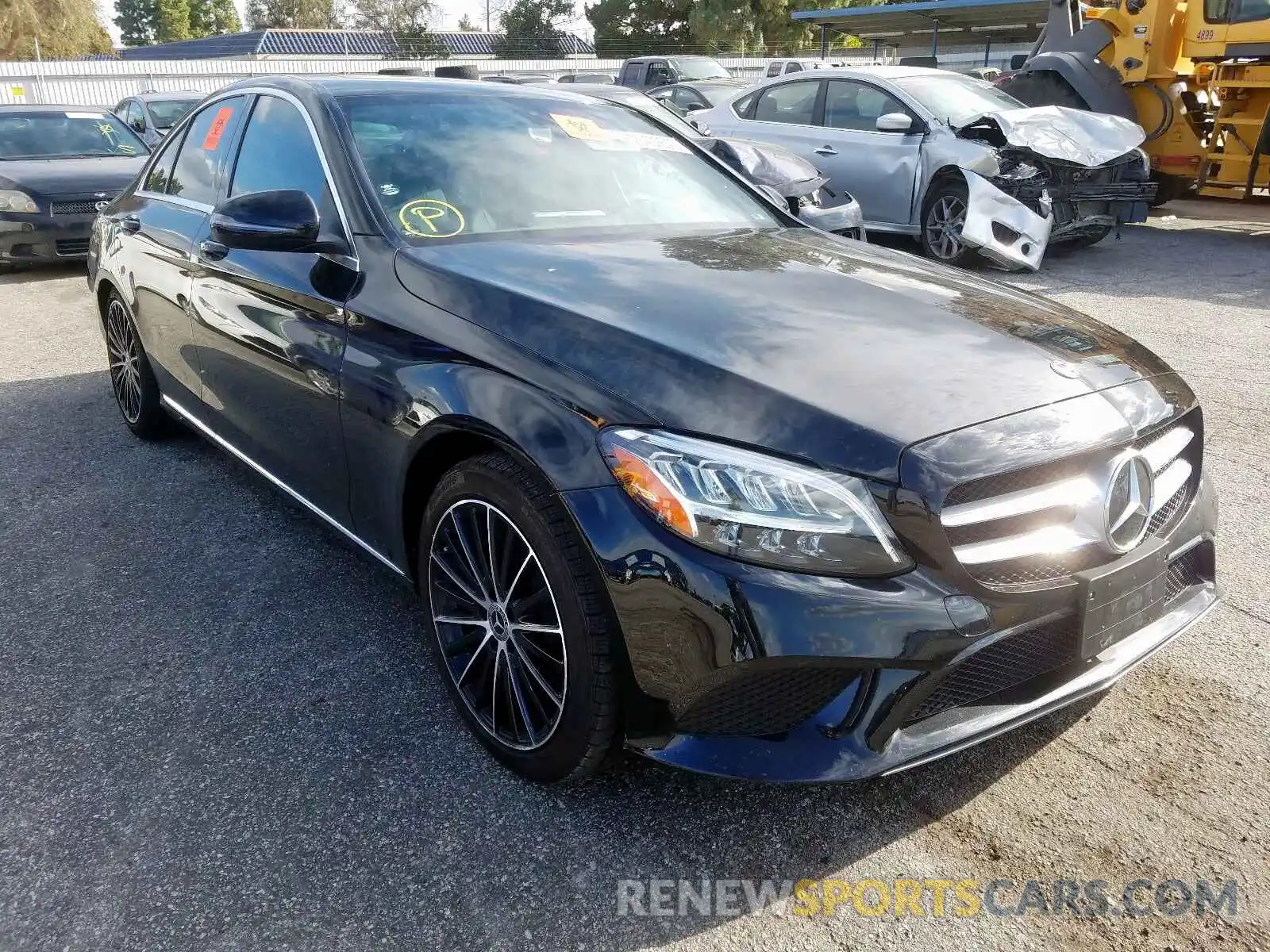 1 Photograph of a damaged car 55SWF8DB2KU298475 MERCEDES-BENZ C CLASS 2019