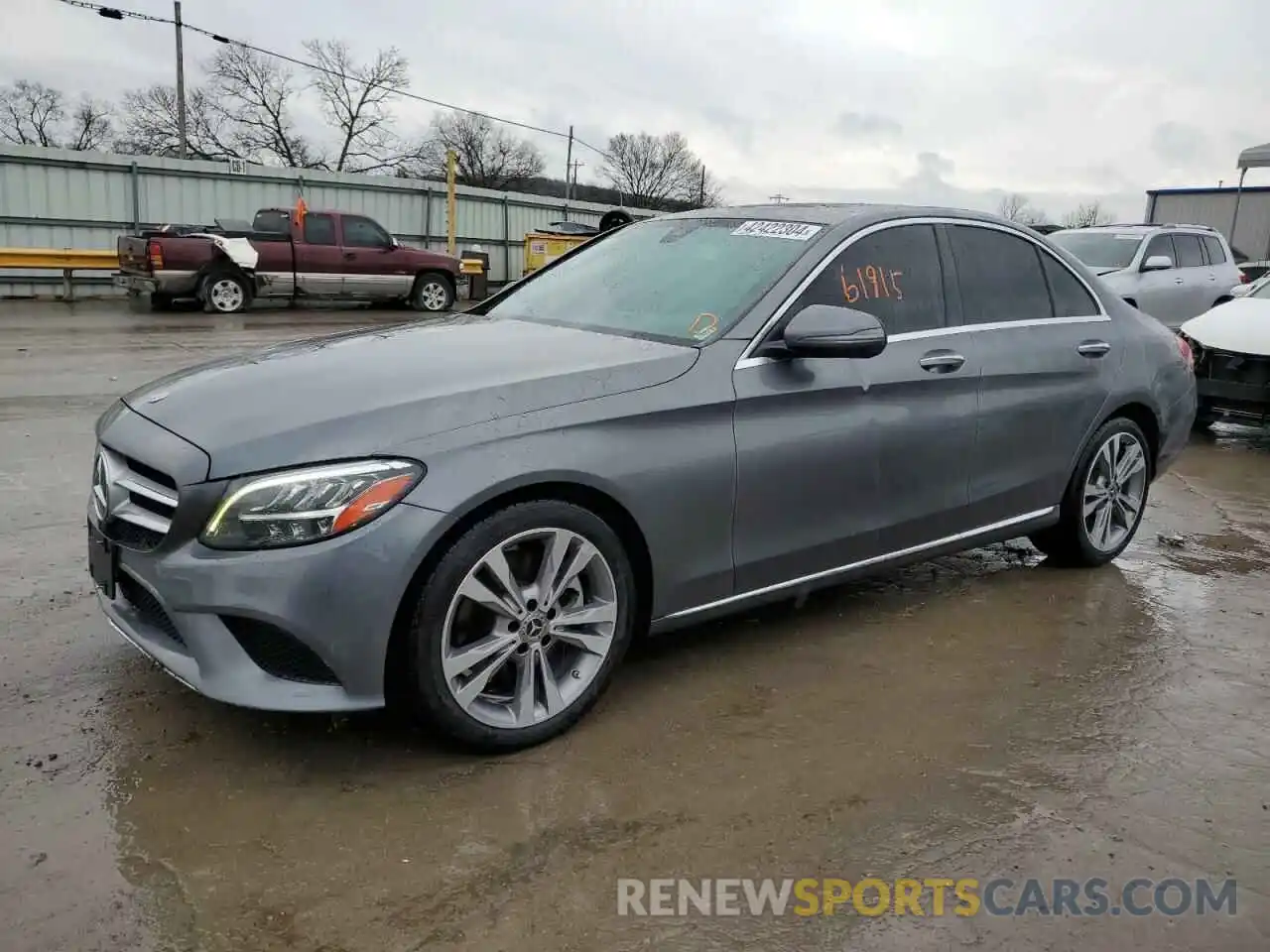 1 Photograph of a damaged car 55SWF8DB2KU299299 MERCEDES-BENZ C-CLASS 2019