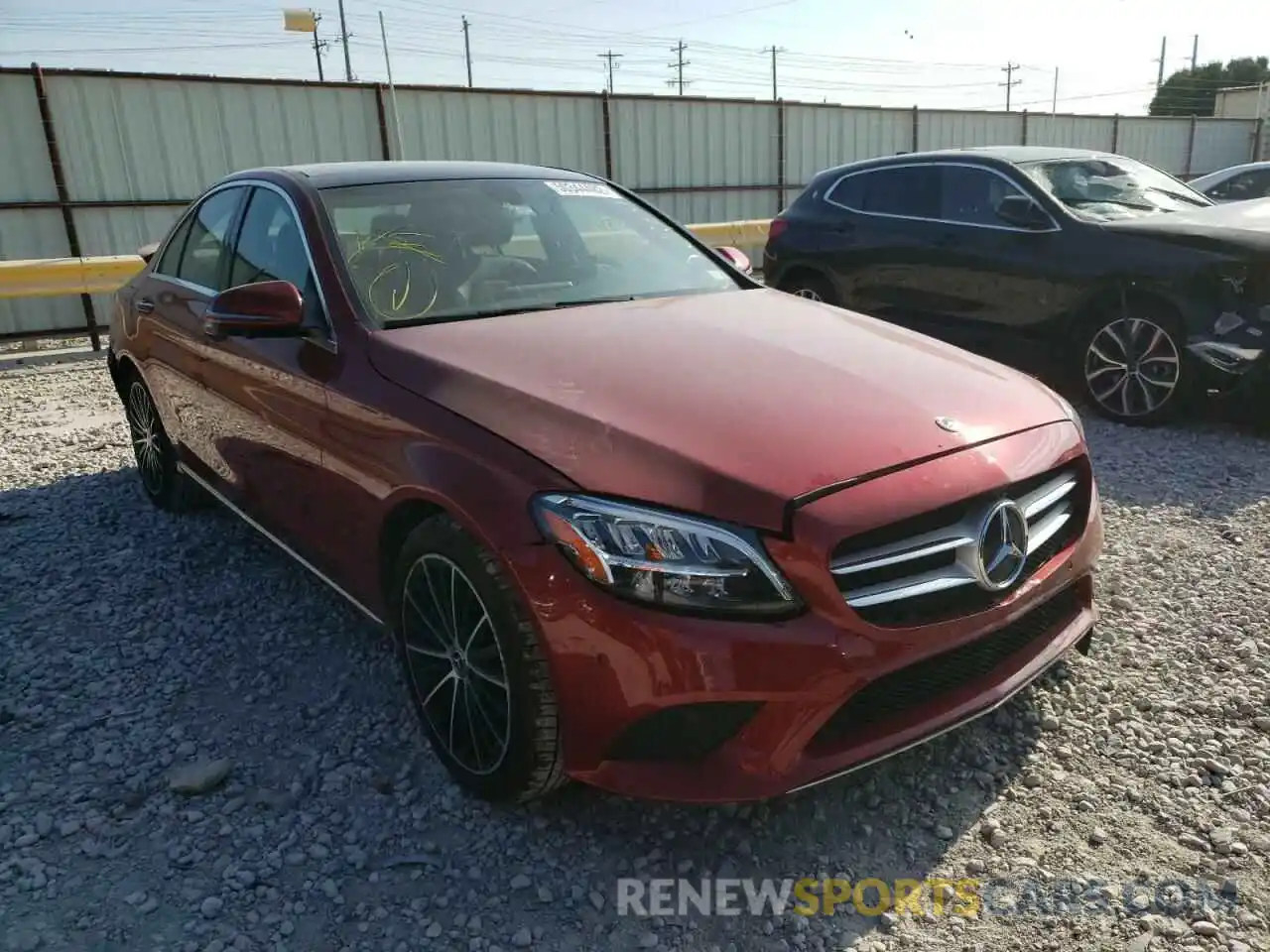 1 Photograph of a damaged car 55SWF8DB2KU299819 MERCEDES-BENZ C-CLASS 2019