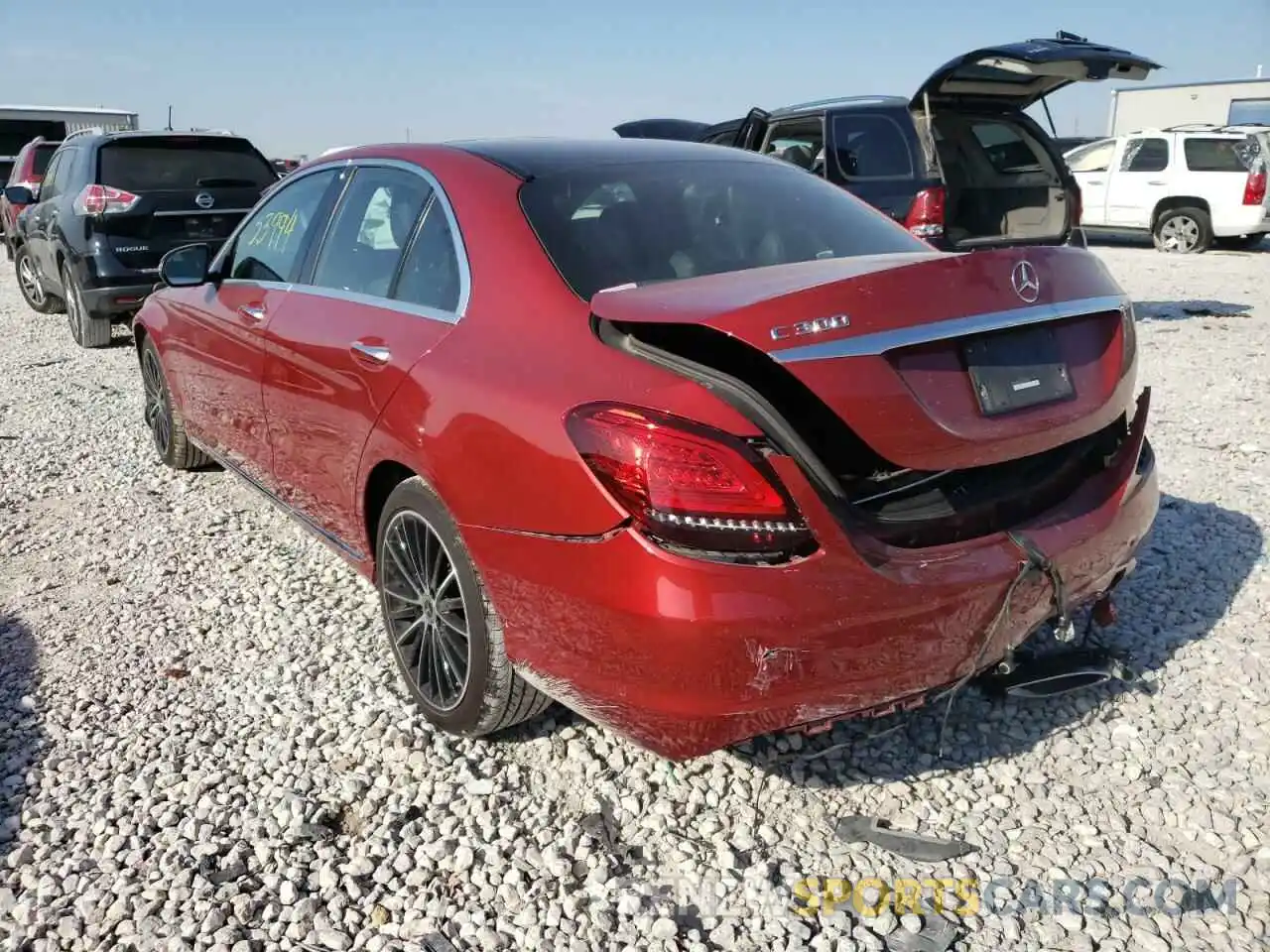 3 Photograph of a damaged car 55SWF8DB2KU299819 MERCEDES-BENZ C-CLASS 2019