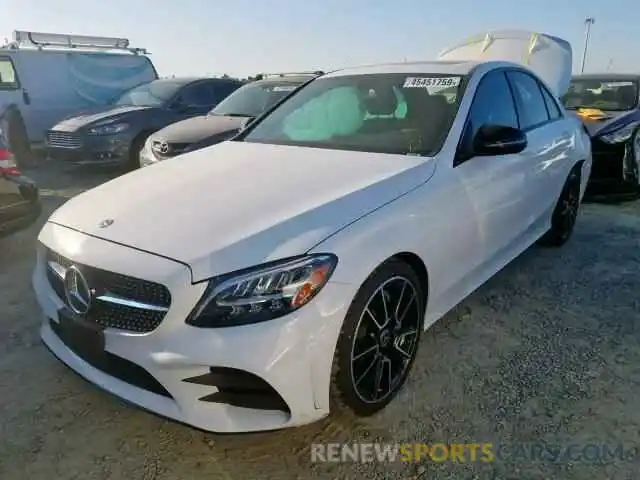 2 Photograph of a damaged car 55SWF8DB2KU301360 MERCEDES-BENZ C CLASS 2019