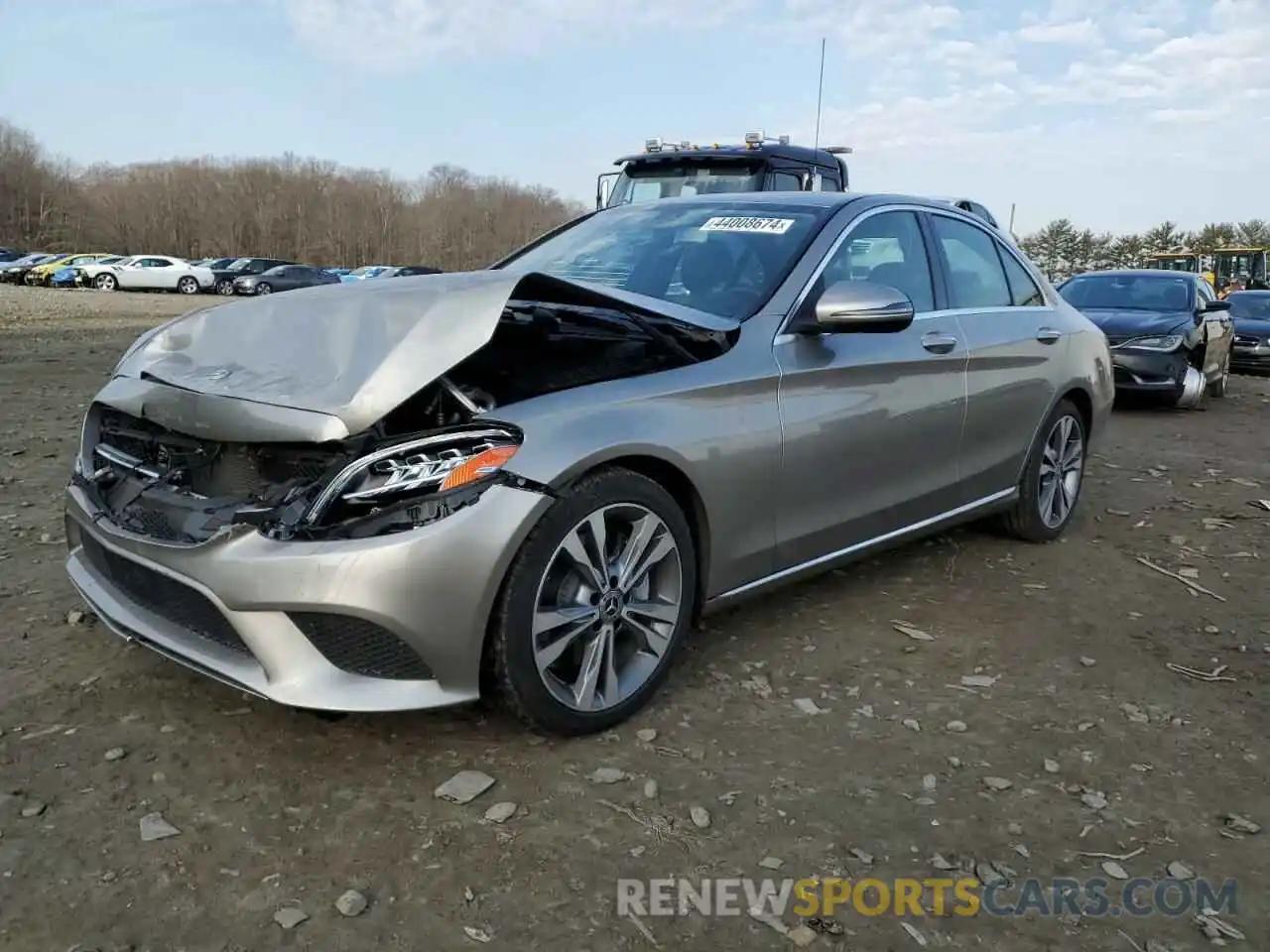 1 Photograph of a damaged car 55SWF8DB2KU302671 MERCEDES-BENZ C-CLASS 2019