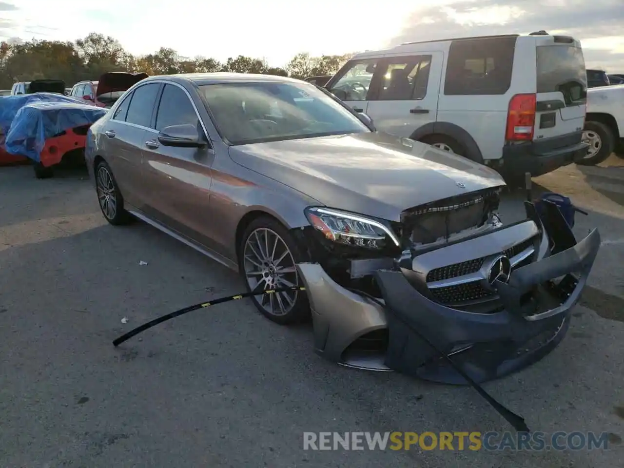 1 Photograph of a damaged car 55SWF8DB2KU303271 MERCEDES-BENZ C-CLASS 2019