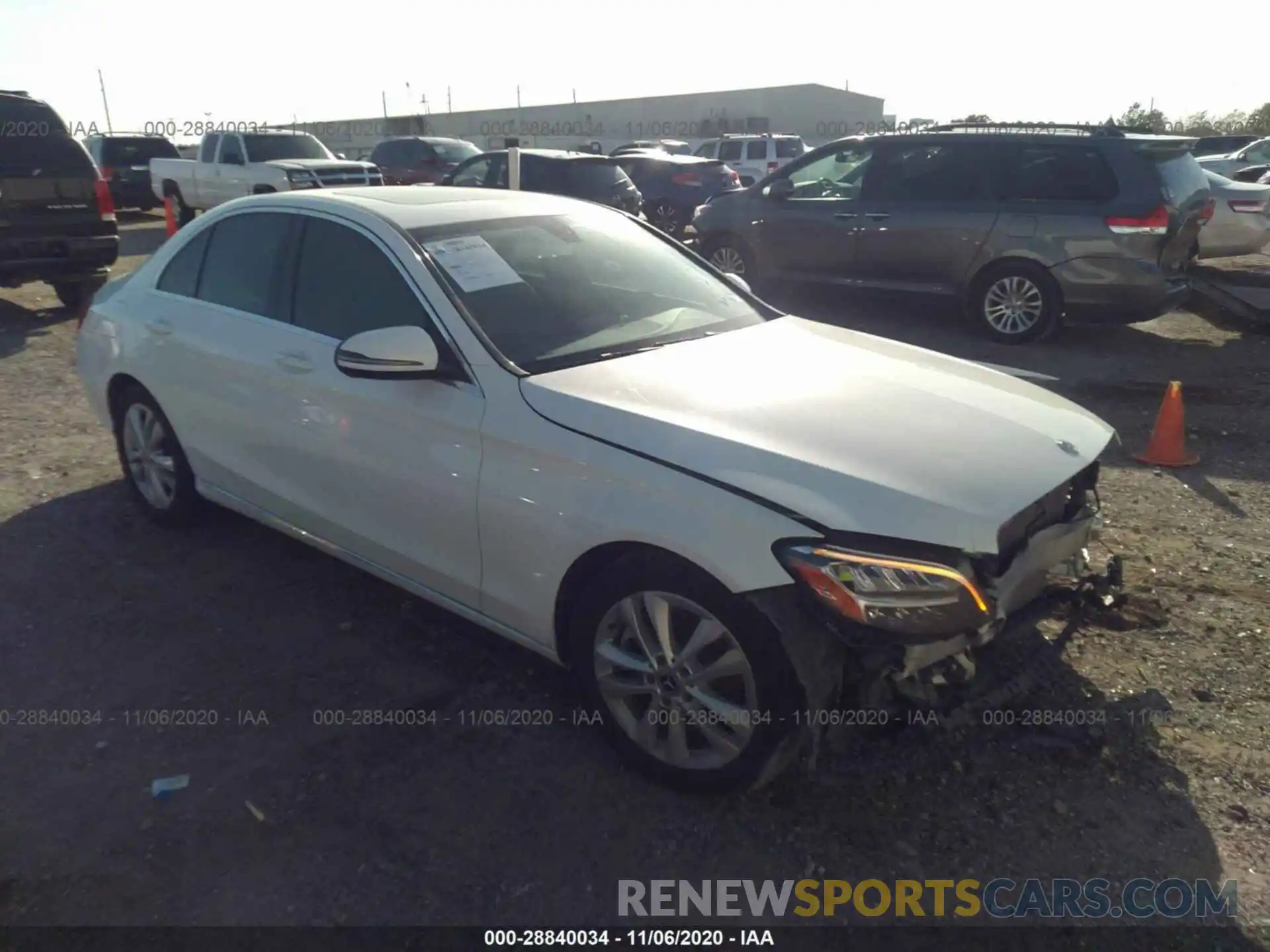 1 Photograph of a damaged car 55SWF8DB2KU305263 MERCEDES-BENZ C-CLASS 2019