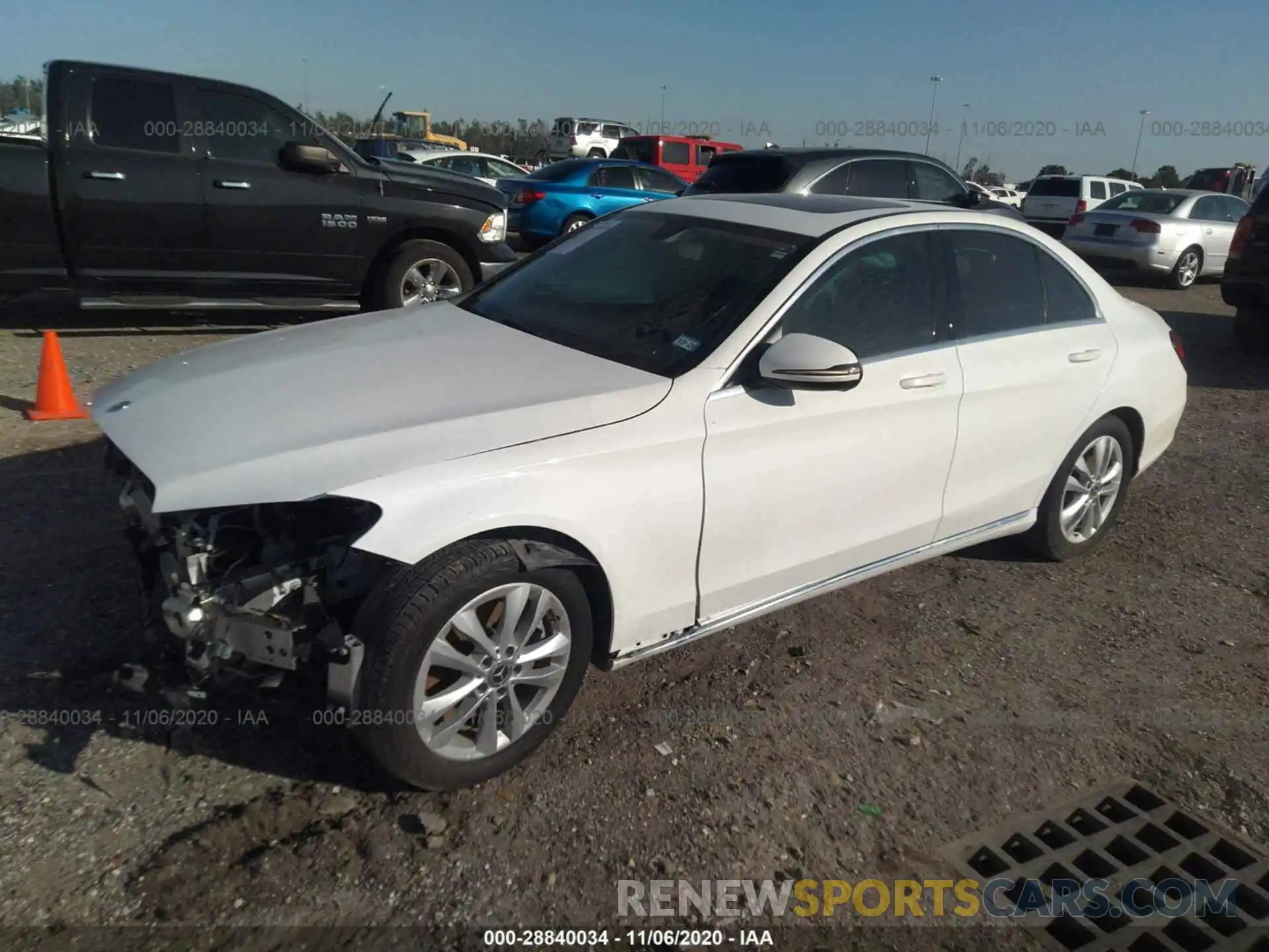 2 Photograph of a damaged car 55SWF8DB2KU305263 MERCEDES-BENZ C-CLASS 2019