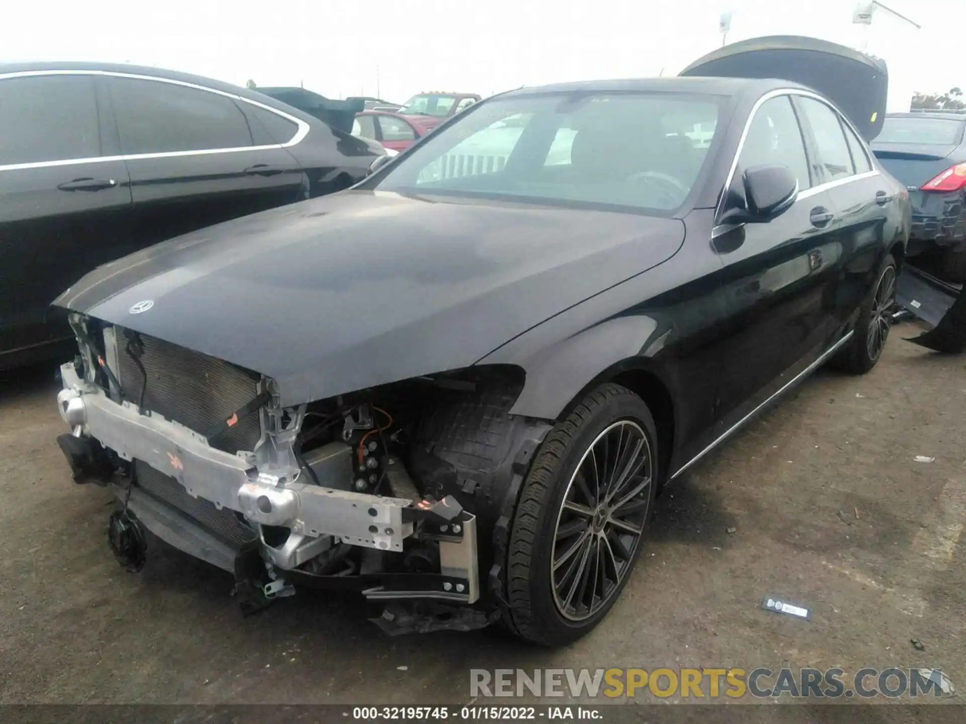 2 Photograph of a damaged car 55SWF8DB2KU305358 MERCEDES-BENZ C-CLASS 2019