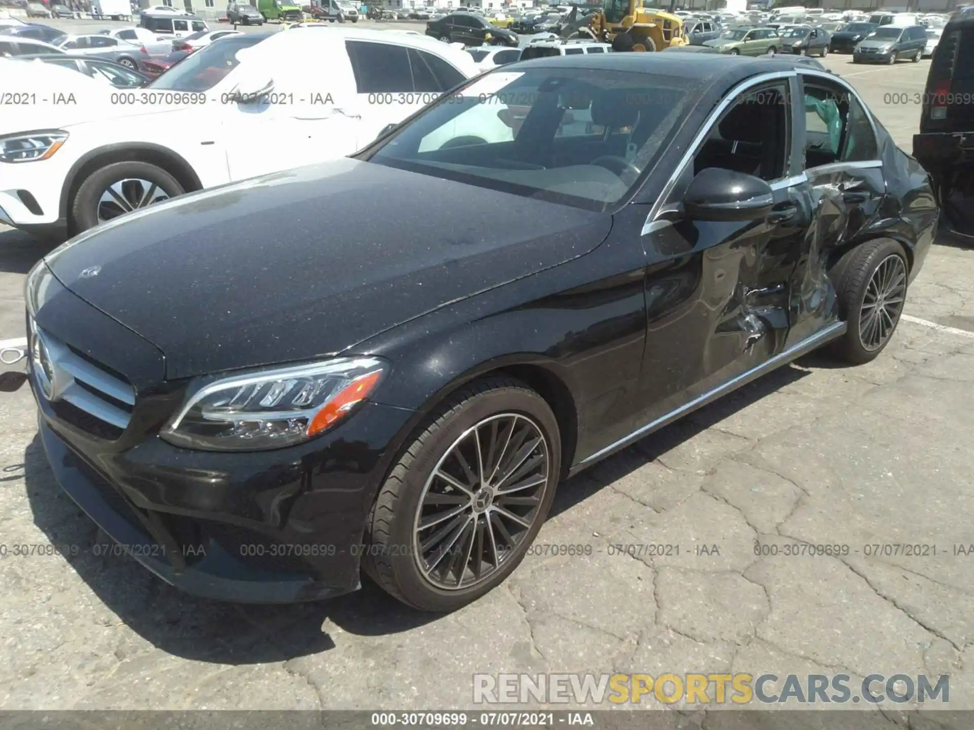 2 Photograph of a damaged car 55SWF8DB2KU305828 MERCEDES-BENZ C-CLASS 2019