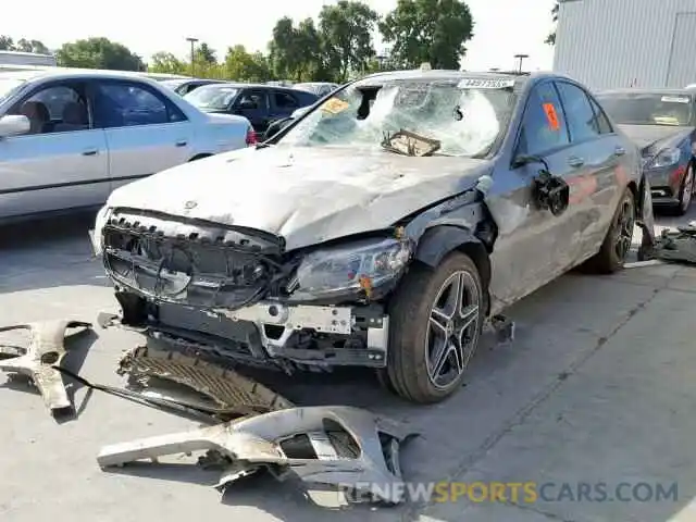 2 Photograph of a damaged car 55SWF8DB2KU306705 MERCEDES-BENZ C CLASS 2019