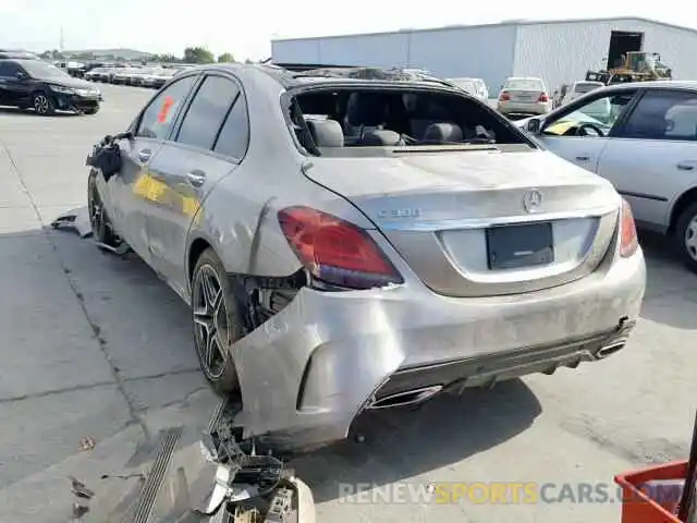 3 Photograph of a damaged car 55SWF8DB2KU306705 MERCEDES-BENZ C CLASS 2019