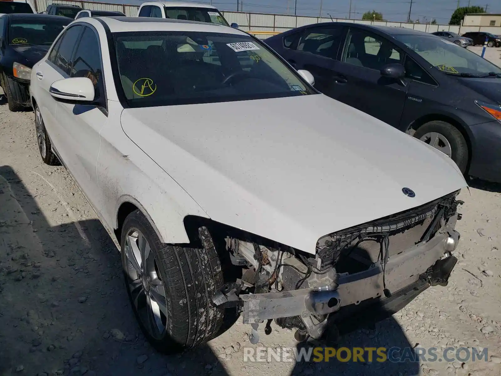 1 Photograph of a damaged car 55SWF8DB2KU307501 MERCEDES-BENZ C-CLASS 2019