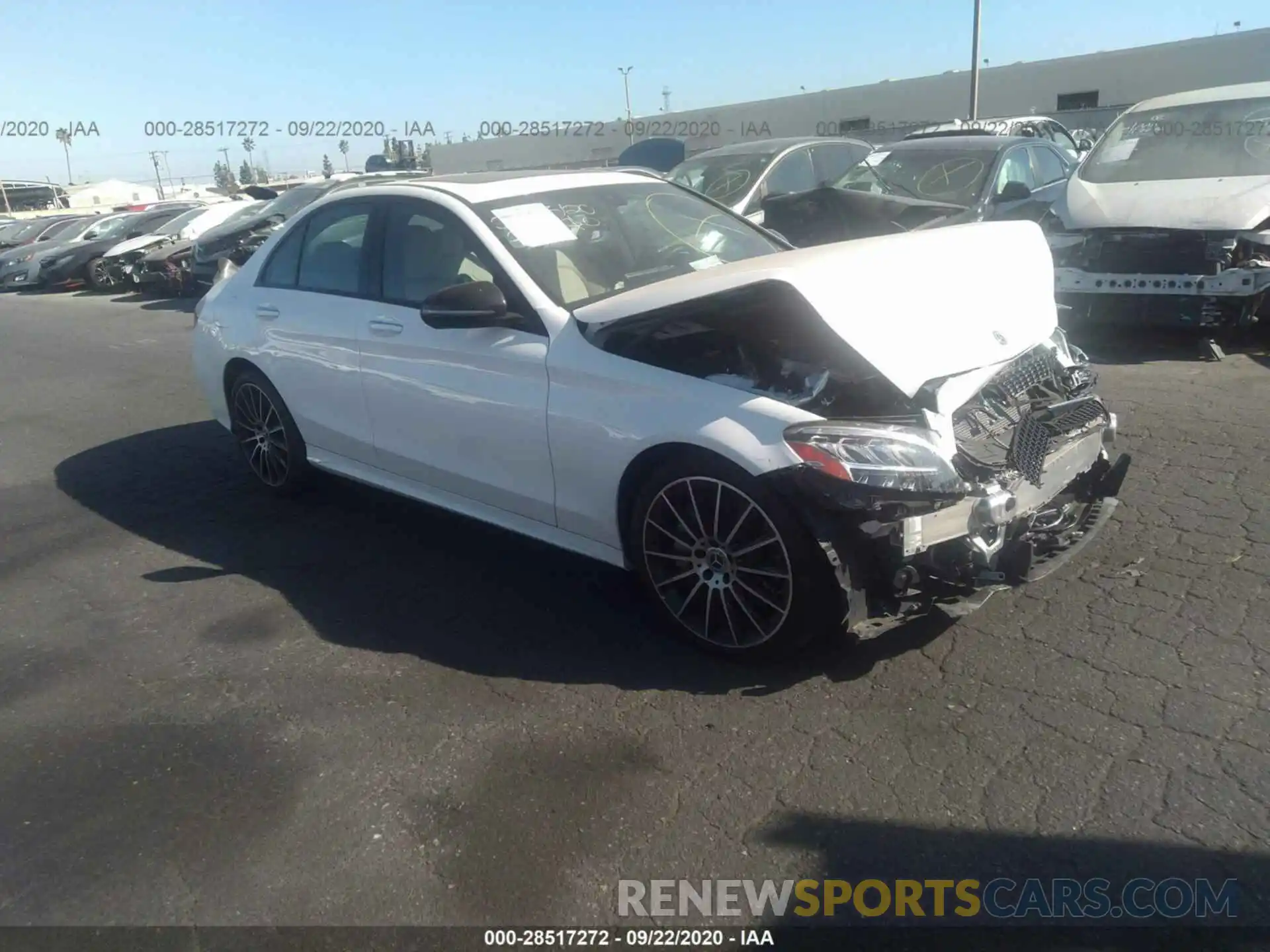 1 Photograph of a damaged car 55SWF8DB2KU308325 MERCEDES-BENZ C-CLASS 2019