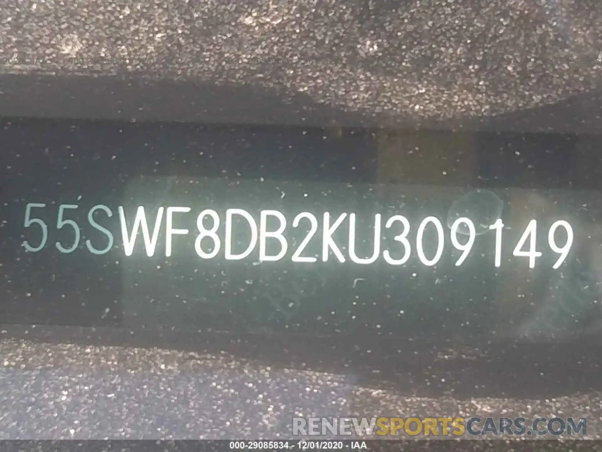 9 Photograph of a damaged car 55SWF8DB2KU309149 MERCEDES-BENZ C-CLASS 2019