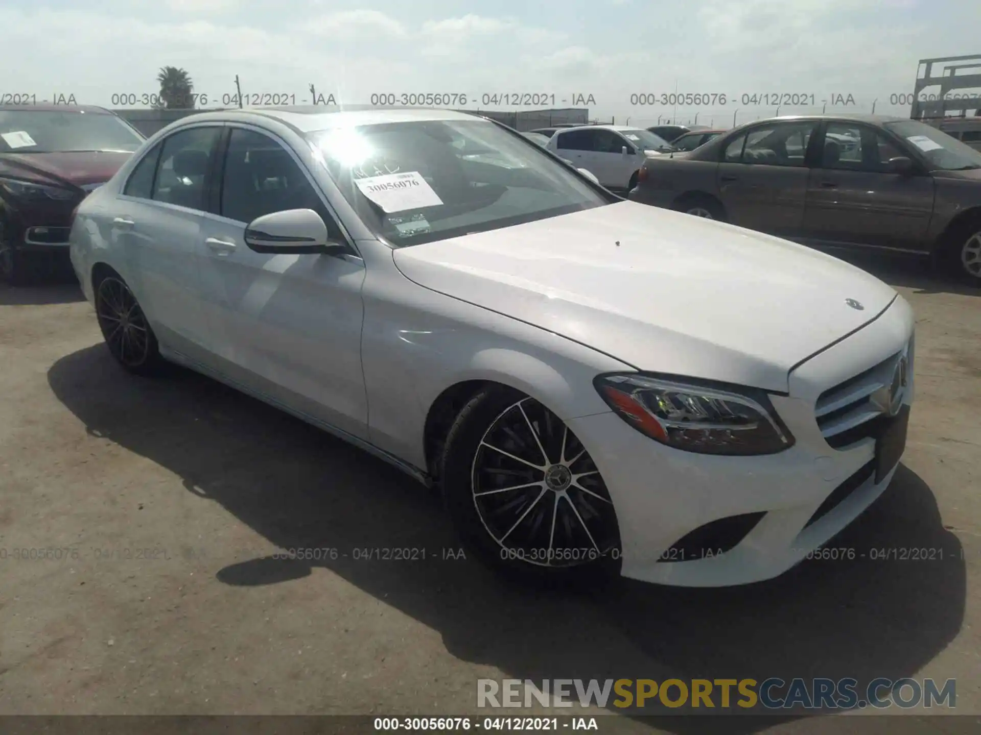 1 Photograph of a damaged car 55SWF8DB2KU311452 MERCEDES-BENZ C-CLASS 2019