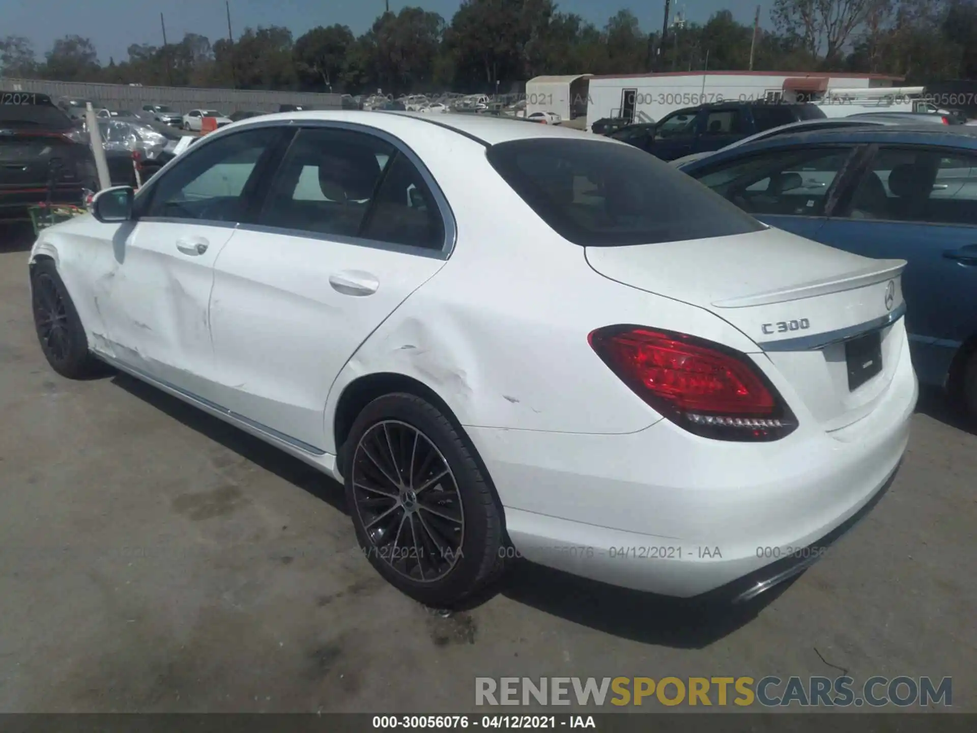 3 Photograph of a damaged car 55SWF8DB2KU311452 MERCEDES-BENZ C-CLASS 2019