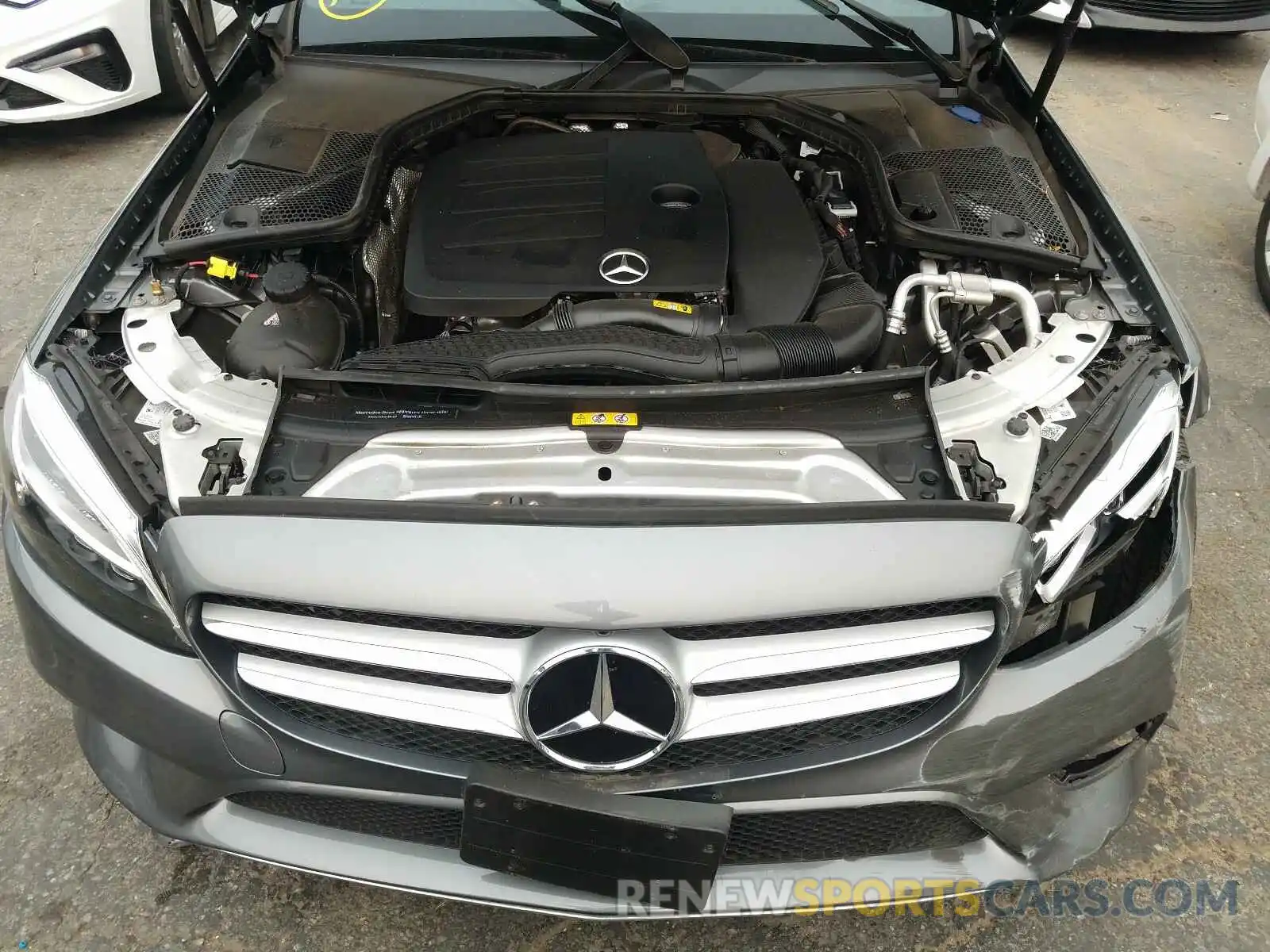 7 Photograph of a damaged car 55SWF8DB2KU312391 MERCEDES-BENZ C CLASS 2019