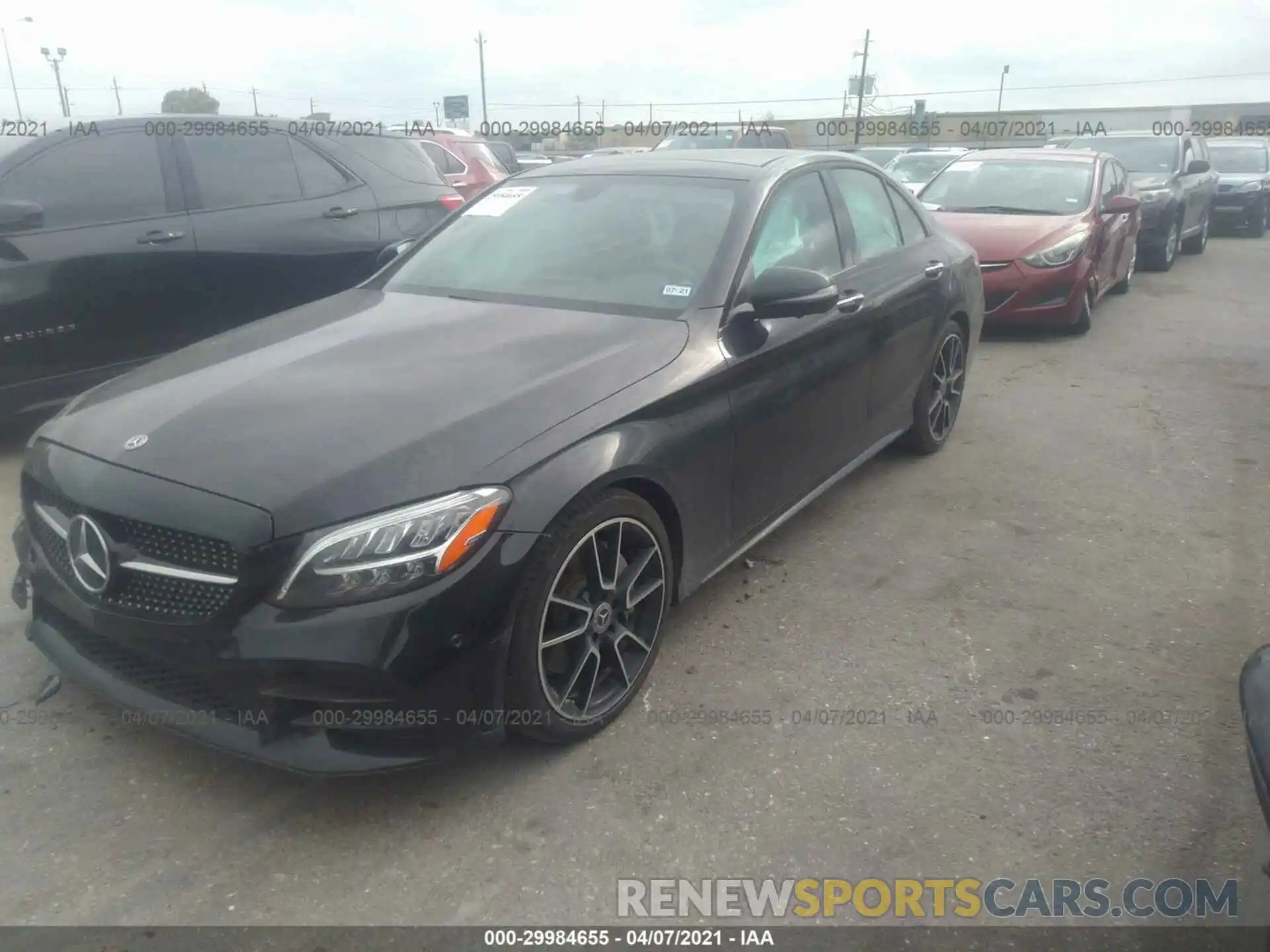 1 Photograph of a damaged car 55SWF8DB2KU316151 MERCEDES-BENZ C-CLASS 2019