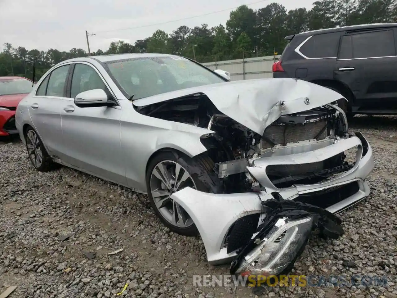 1 Photograph of a damaged car 55SWF8DB3KU284567 MERCEDES-BENZ C-CLASS 2019