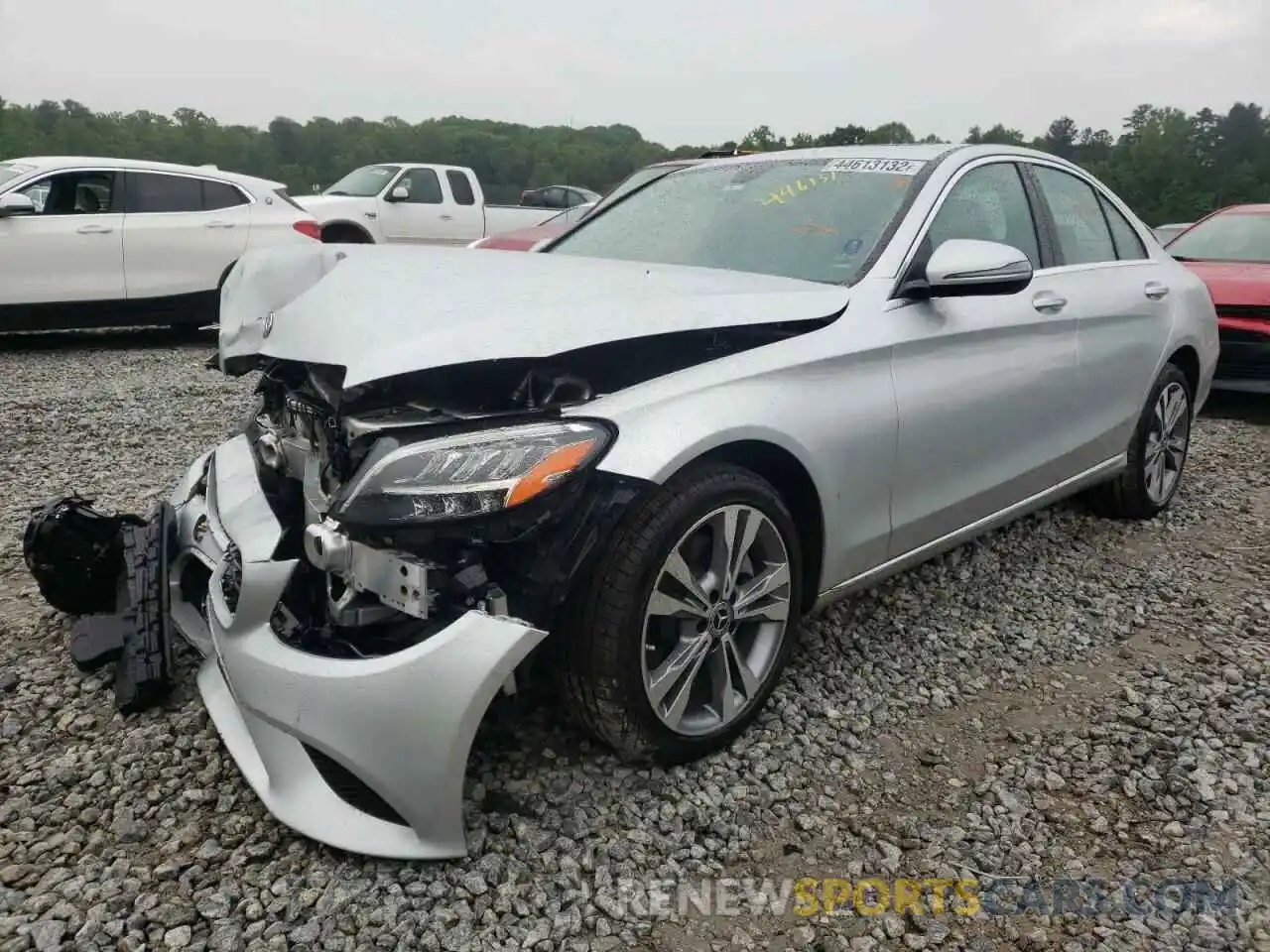 2 Photograph of a damaged car 55SWF8DB3KU284567 MERCEDES-BENZ C-CLASS 2019