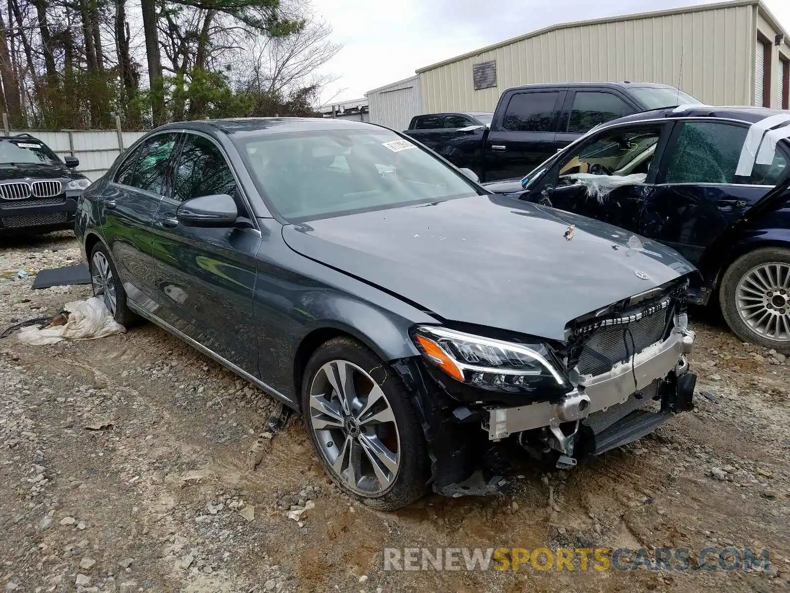 1 Photograph of a damaged car 55SWF8DB3KU286657 MERCEDES-BENZ C CLASS 2019