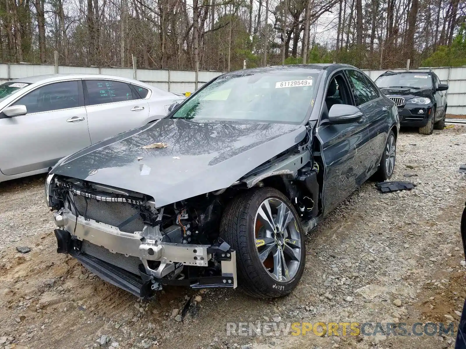 2 Photograph of a damaged car 55SWF8DB3KU286657 MERCEDES-BENZ C CLASS 2019