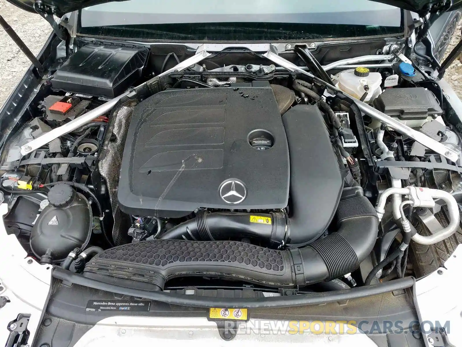 7 Photograph of a damaged car 55SWF8DB3KU286657 MERCEDES-BENZ C CLASS 2019