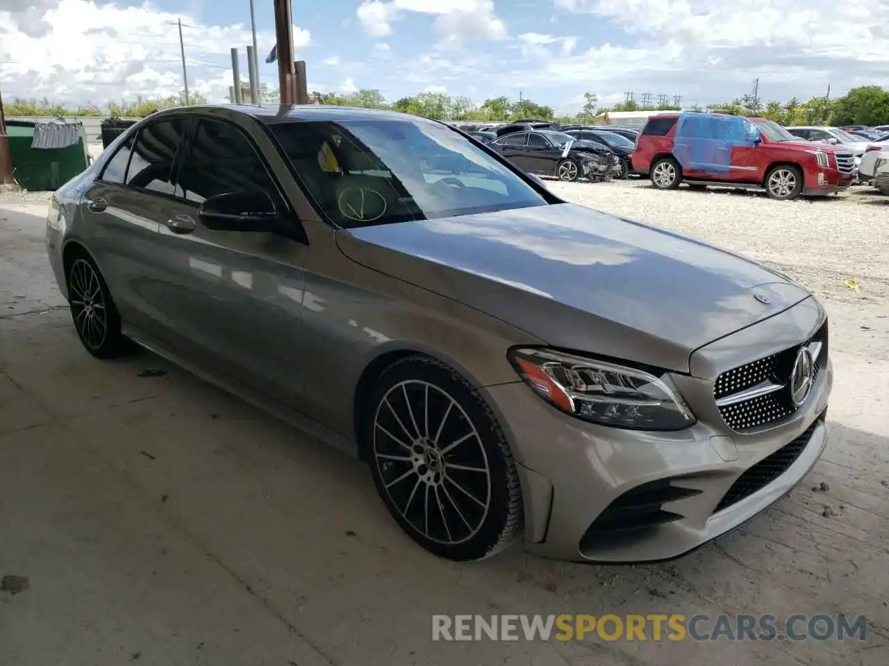 1 Photograph of a damaged car 55SWF8DB3KU287906 MERCEDES-BENZ C-CLASS 2019