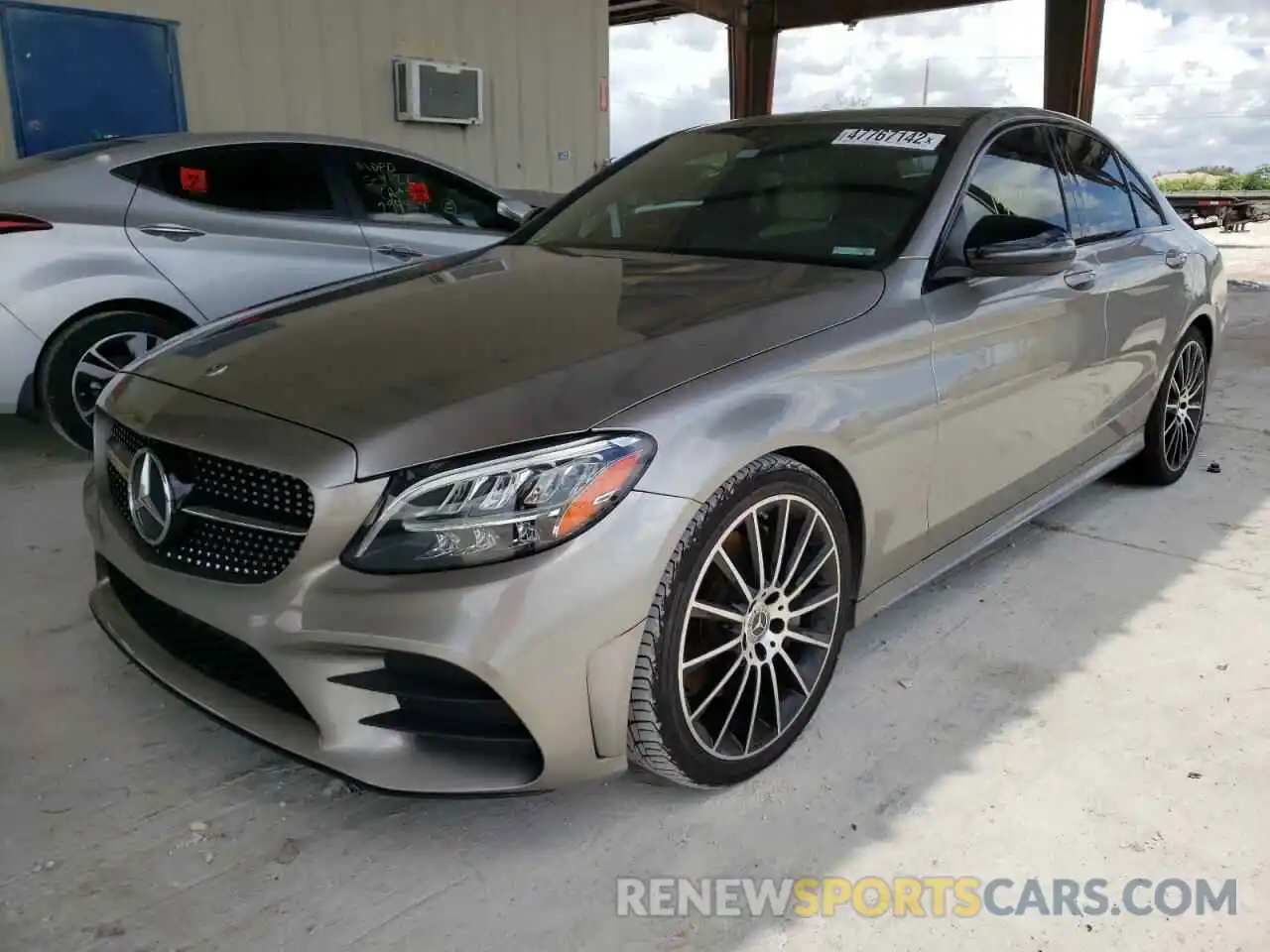 2 Photograph of a damaged car 55SWF8DB3KU287906 MERCEDES-BENZ C-CLASS 2019