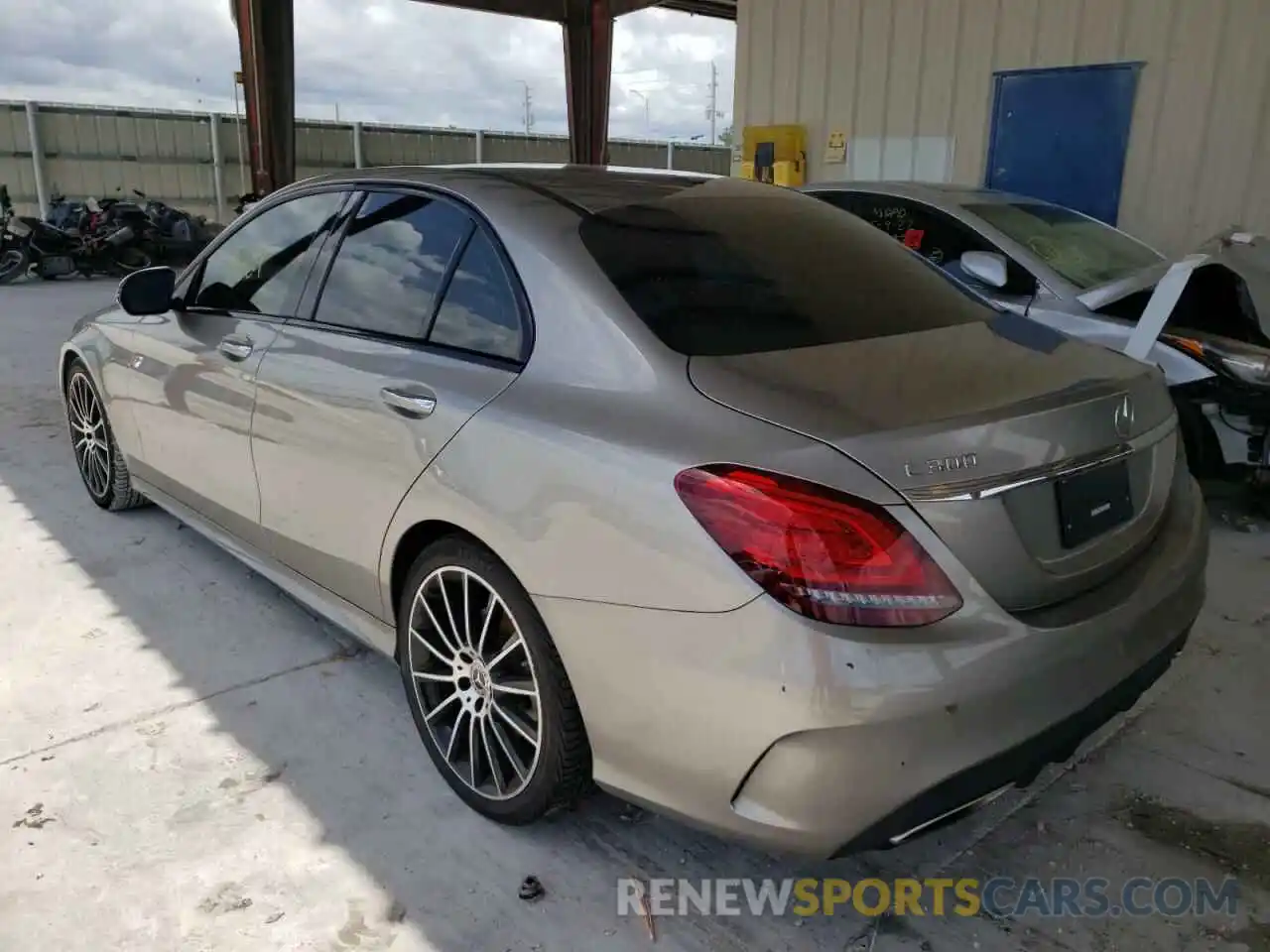 3 Photograph of a damaged car 55SWF8DB3KU287906 MERCEDES-BENZ C-CLASS 2019