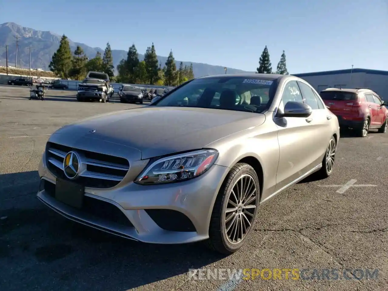 2 Photograph of a damaged car 55SWF8DB3KU288053 MERCEDES-BENZ C-CLASS 2019