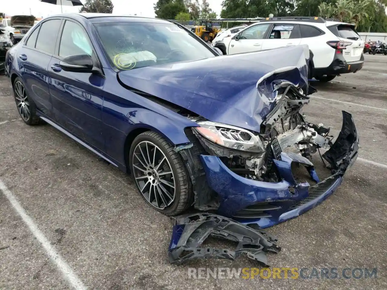 1 Photograph of a damaged car 55SWF8DB3KU294161 MERCEDES-BENZ C-CLASS 2019