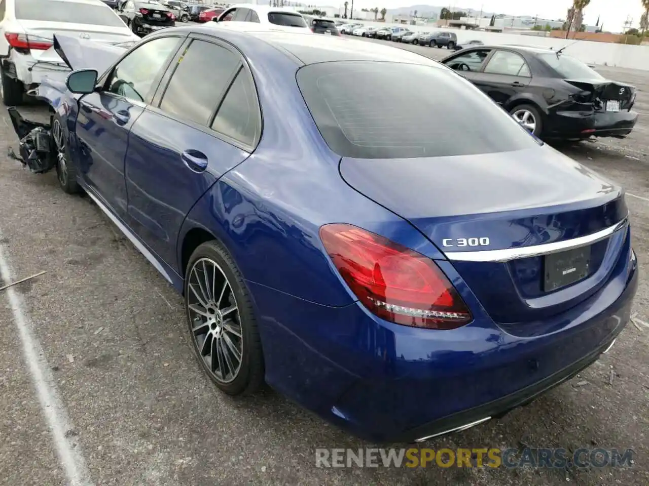 3 Photograph of a damaged car 55SWF8DB3KU294161 MERCEDES-BENZ C-CLASS 2019