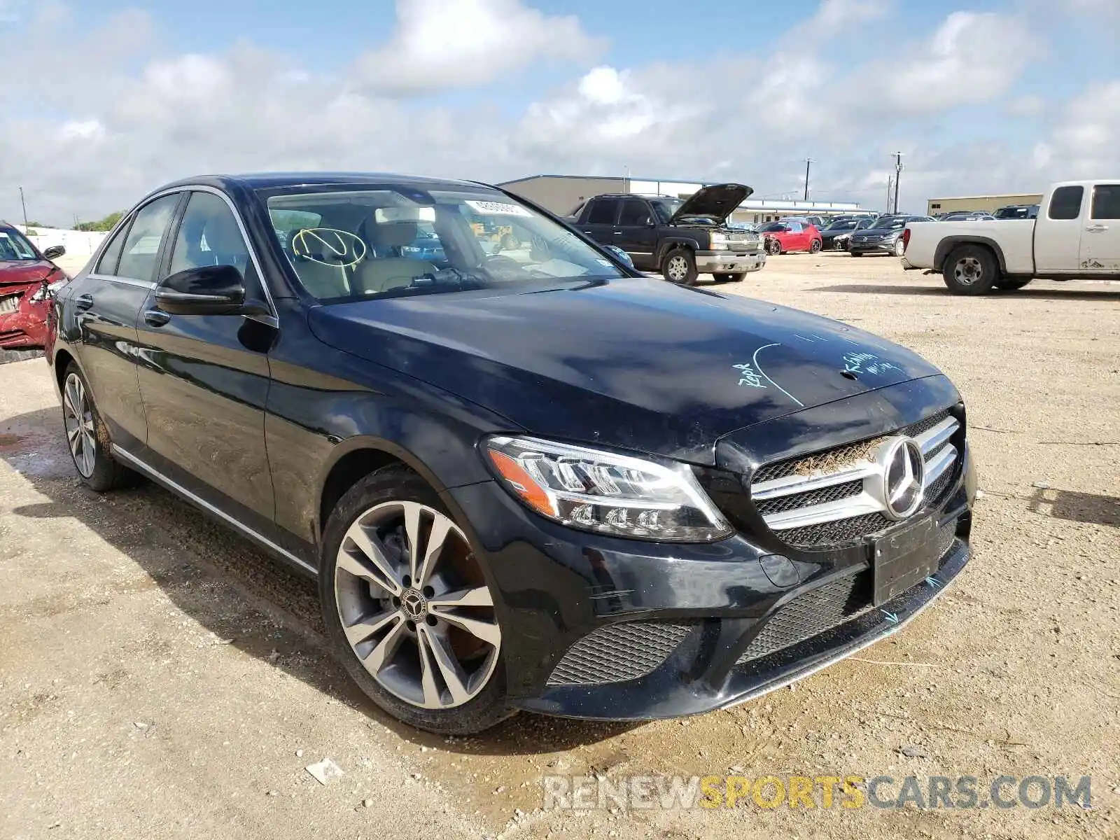 1 Photograph of a damaged car 55SWF8DB3KU294385 MERCEDES-BENZ C-CLASS 2019