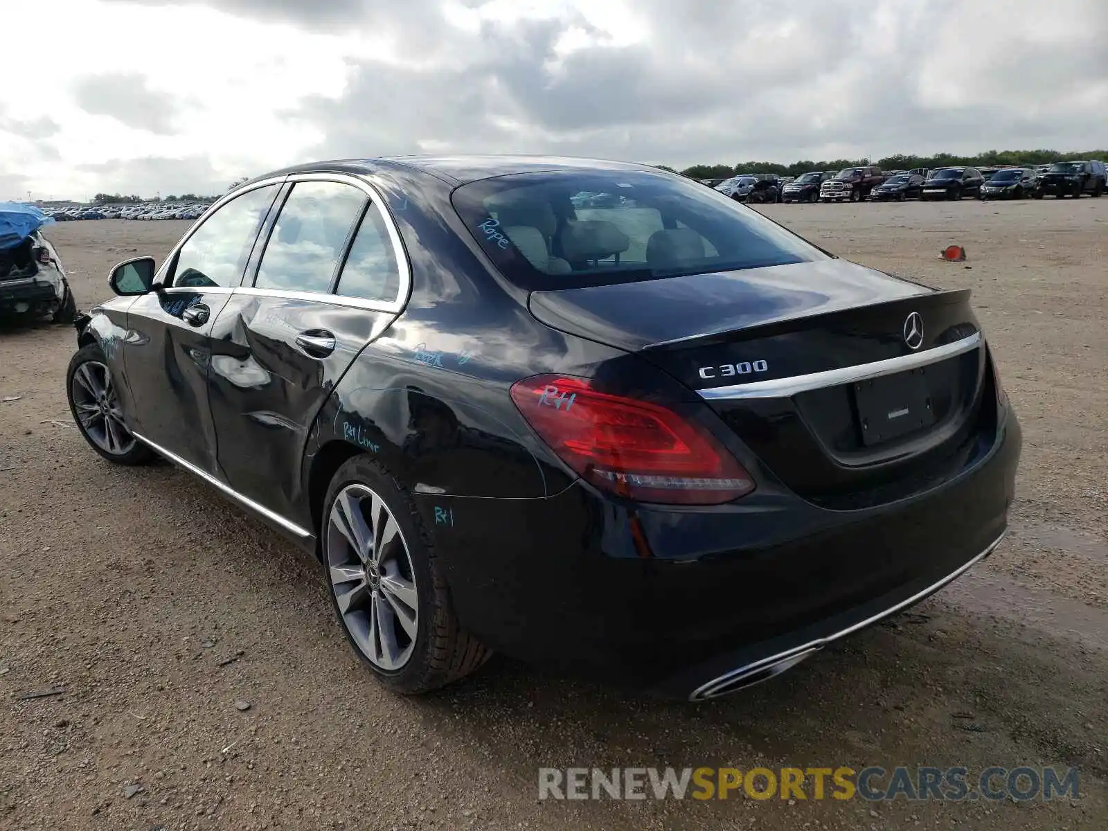 3 Photograph of a damaged car 55SWF8DB3KU294385 MERCEDES-BENZ C-CLASS 2019