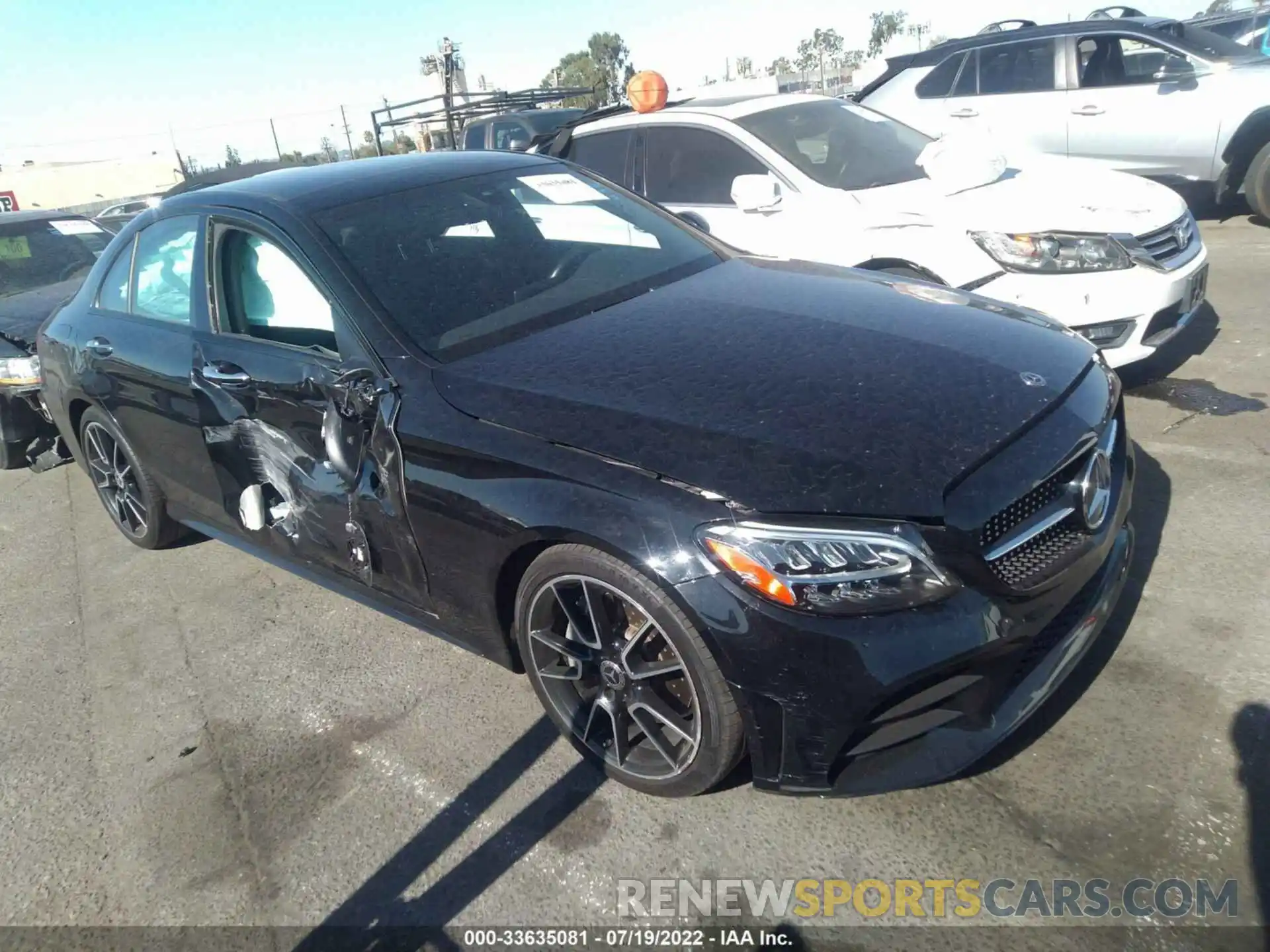 1 Photograph of a damaged car 55SWF8DB3KU294516 MERCEDES-BENZ C-CLASS 2019