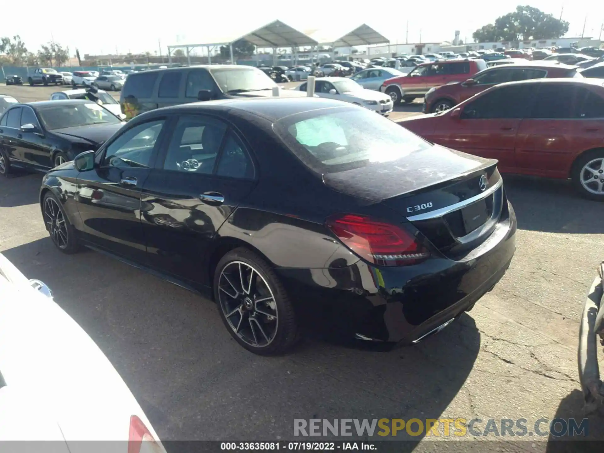 3 Photograph of a damaged car 55SWF8DB3KU294516 MERCEDES-BENZ C-CLASS 2019