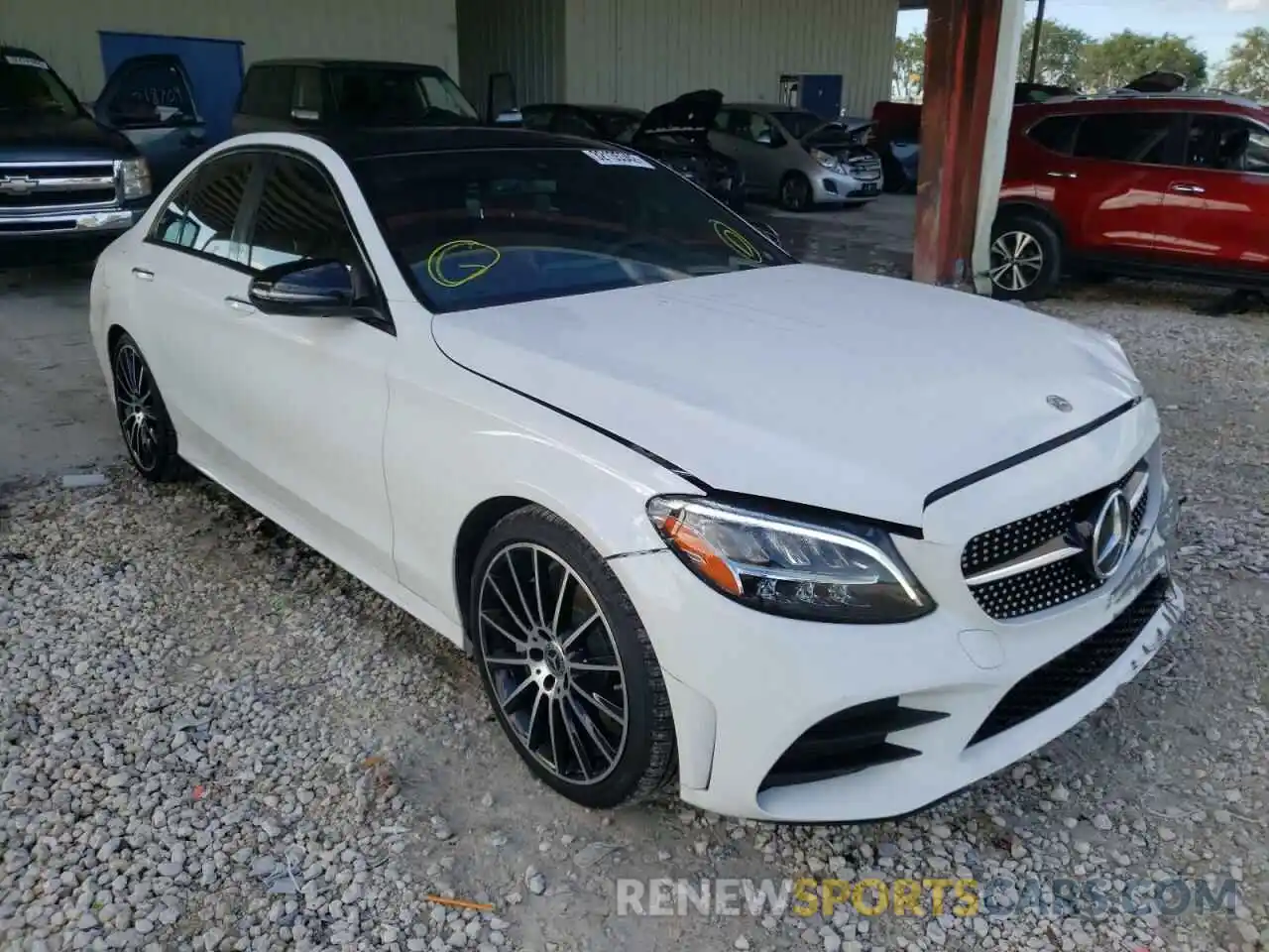 1 Photograph of a damaged car 55SWF8DB3KU295066 MERCEDES-BENZ C-CLASS 2019