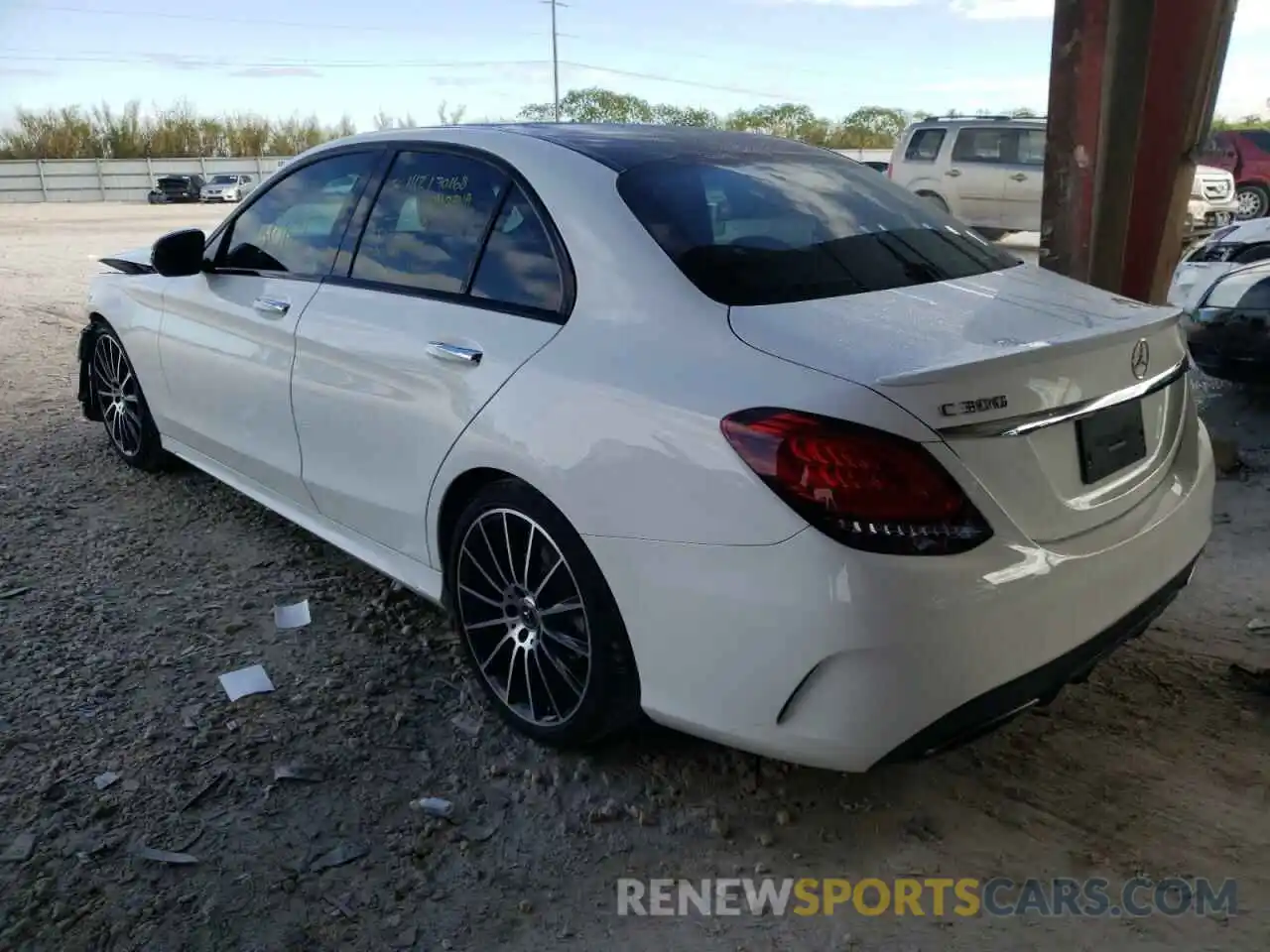 3 Photograph of a damaged car 55SWF8DB3KU295066 MERCEDES-BENZ C-CLASS 2019