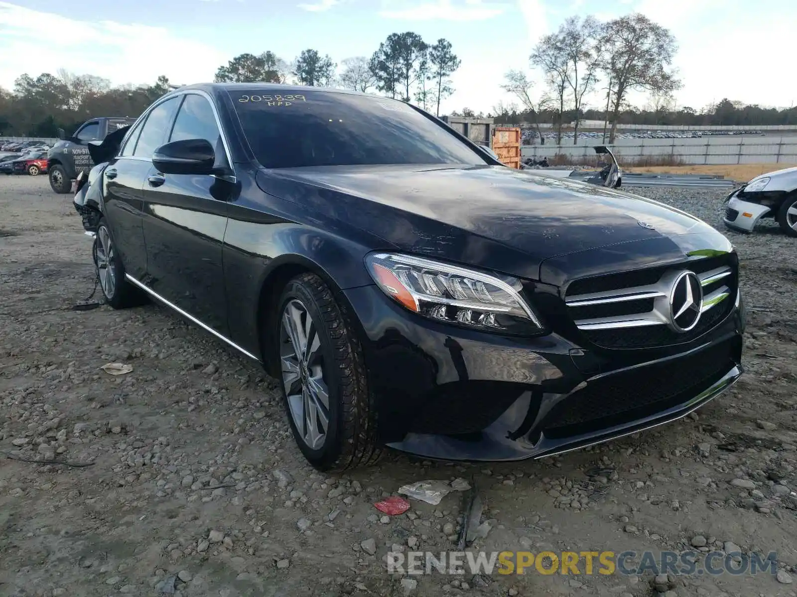 1 Photograph of a damaged car 55SWF8DB3KU295116 MERCEDES-BENZ C CLASS 2019