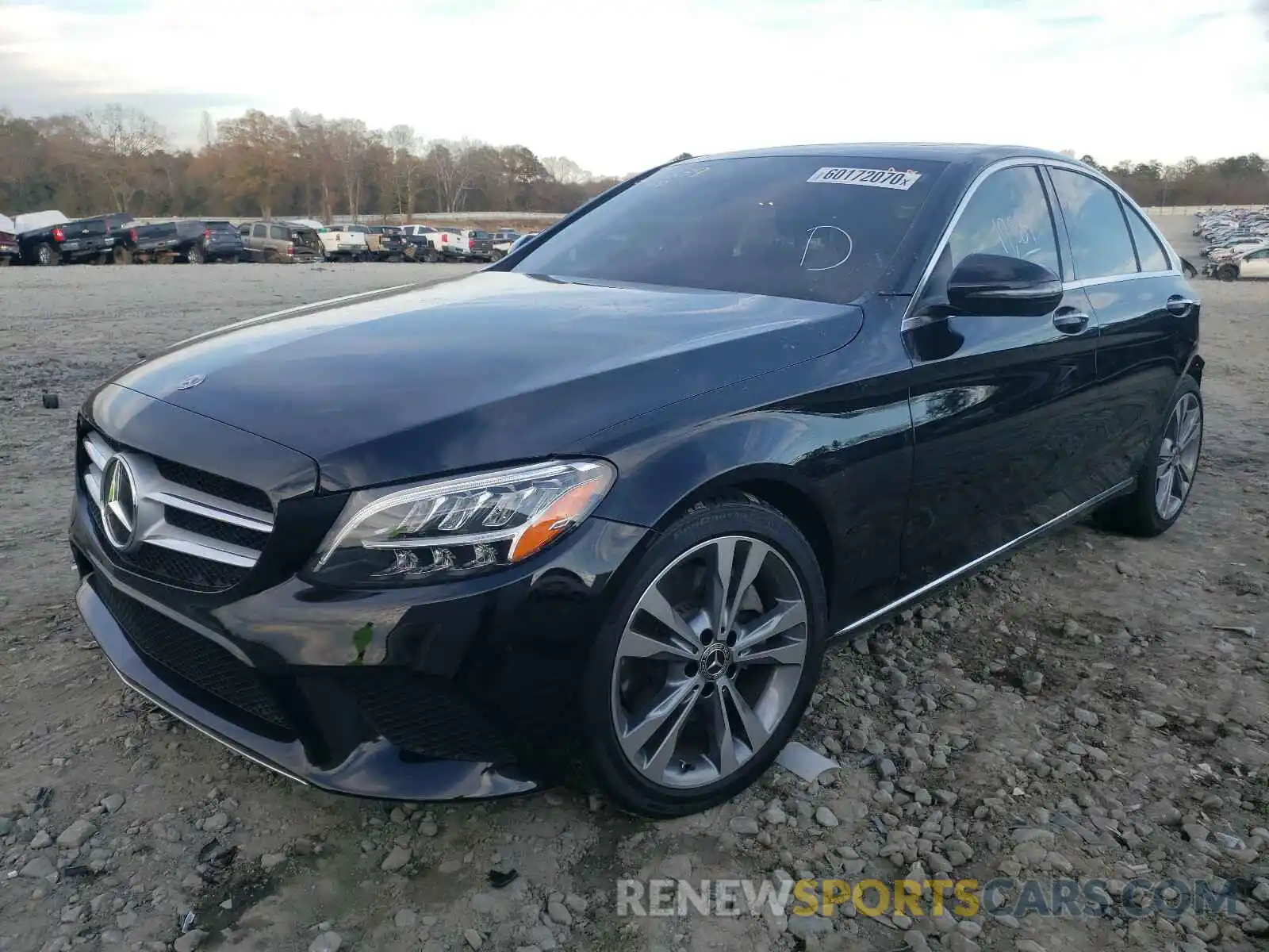 2 Photograph of a damaged car 55SWF8DB3KU295116 MERCEDES-BENZ C CLASS 2019