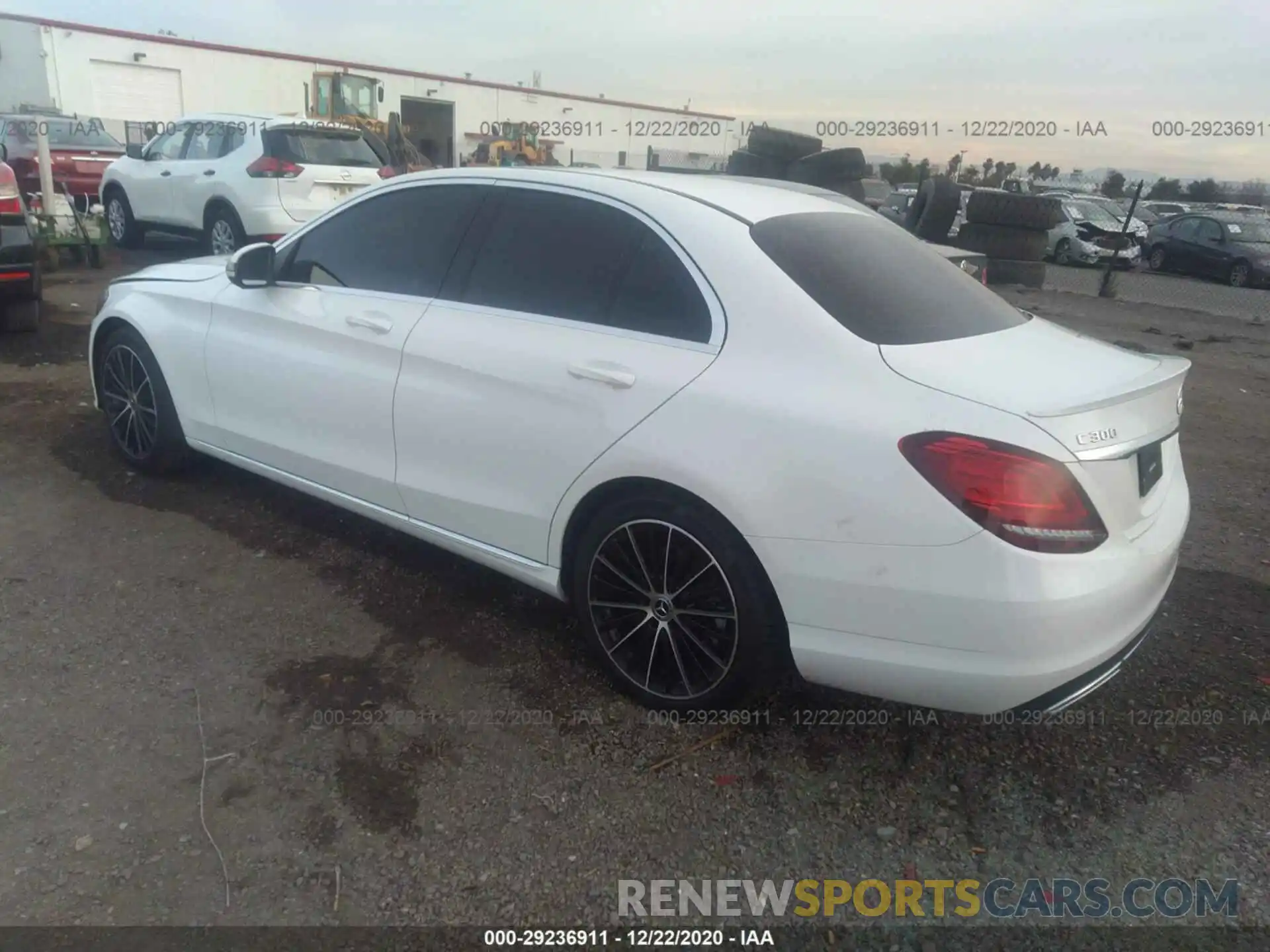 3 Photograph of a damaged car 55SWF8DB3KU296699 MERCEDES-BENZ C-CLASS 2019