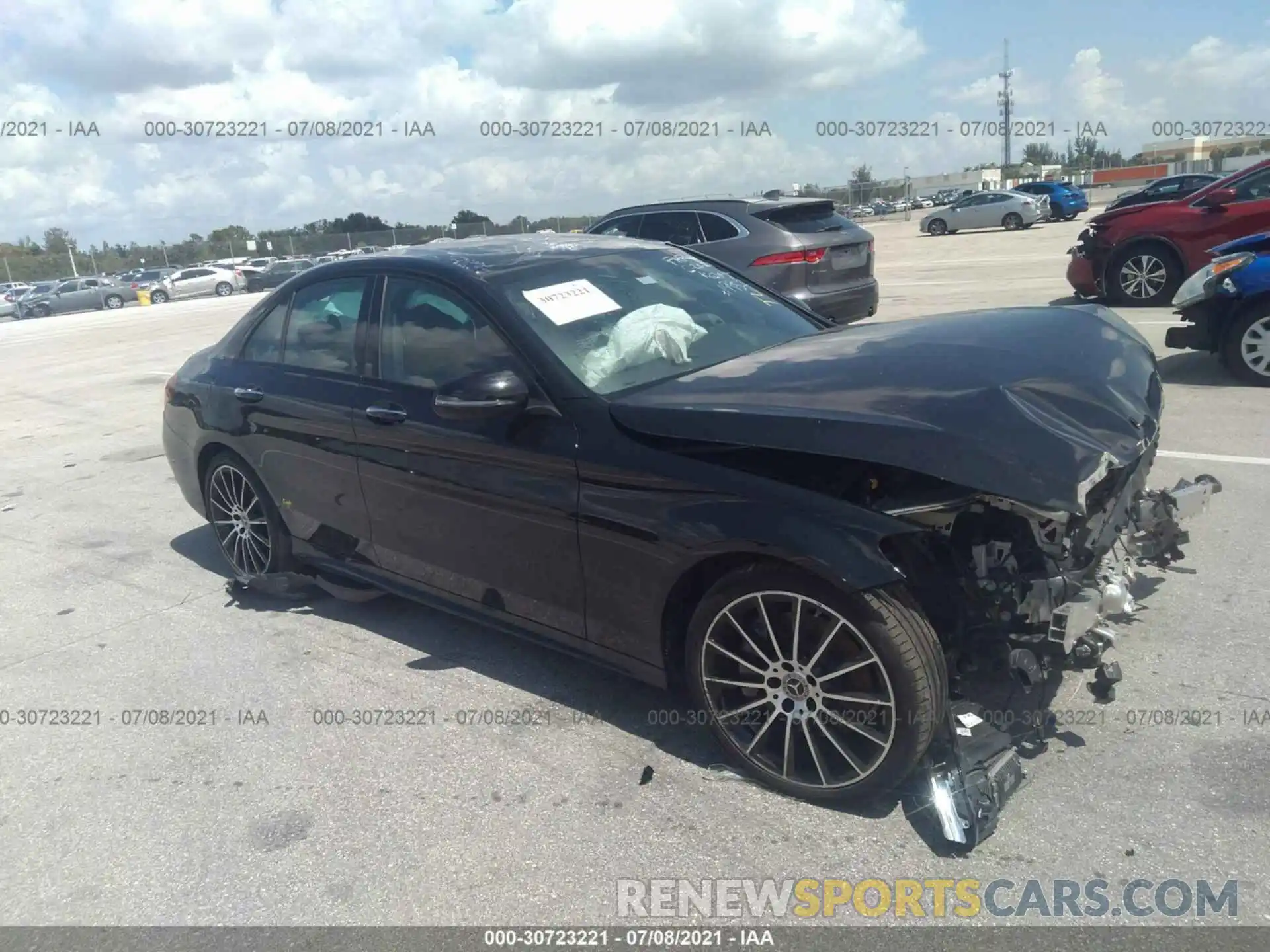 1 Photograph of a damaged car 55SWF8DB3KU299957 MERCEDES-BENZ C-CLASS 2019