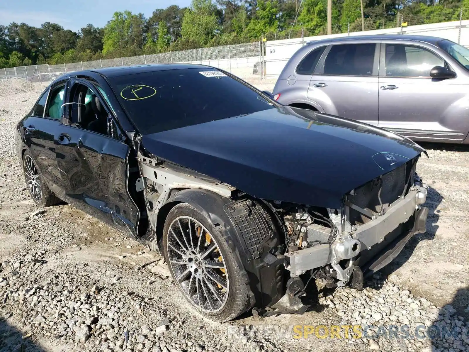 1 Photograph of a damaged car 55SWF8DB3KU301898 MERCEDES-BENZ C CLASS 2019