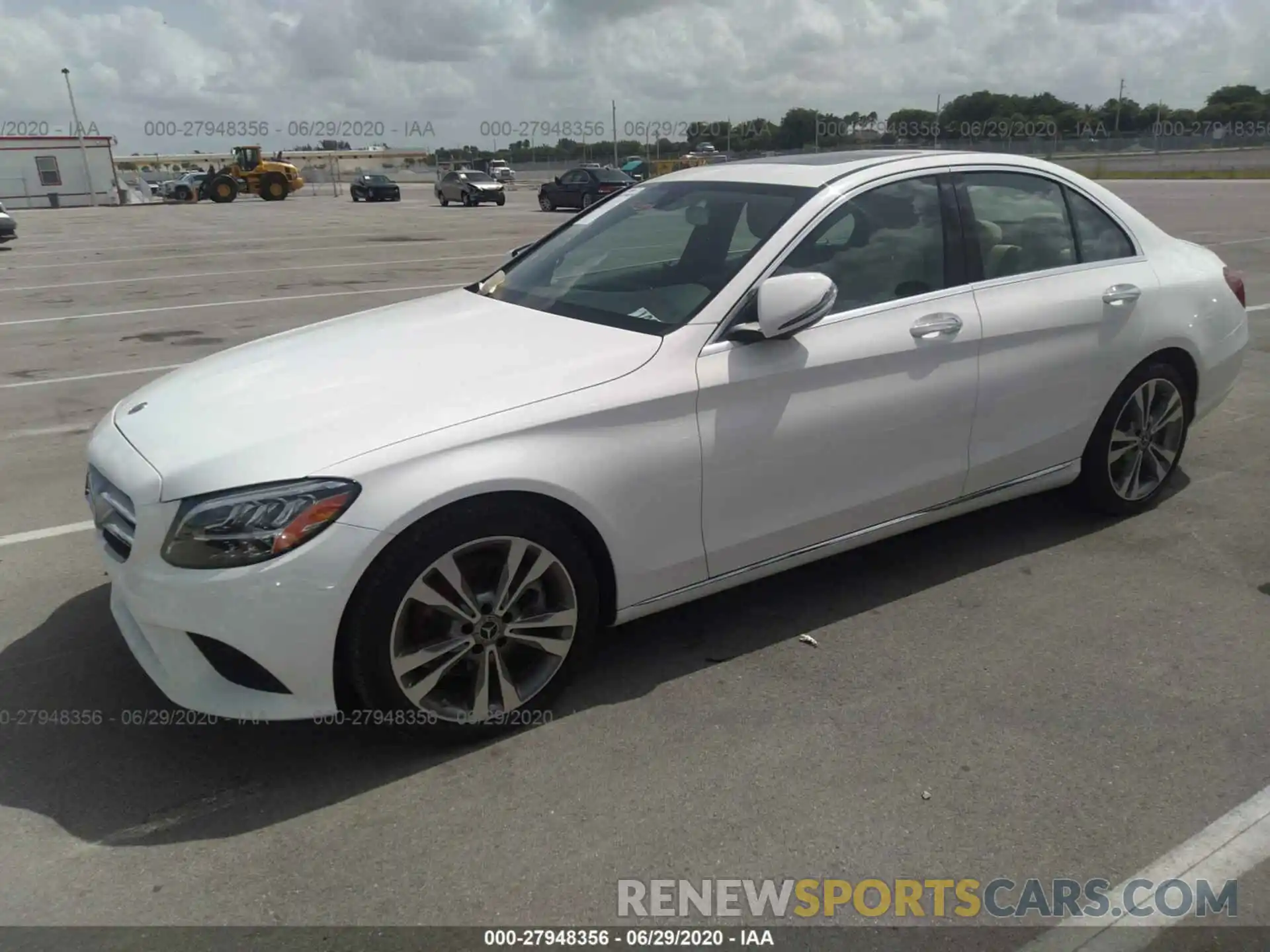 2 Photograph of a damaged car 55SWF8DB3KU304669 MERCEDES-BENZ C-CLASS 2019