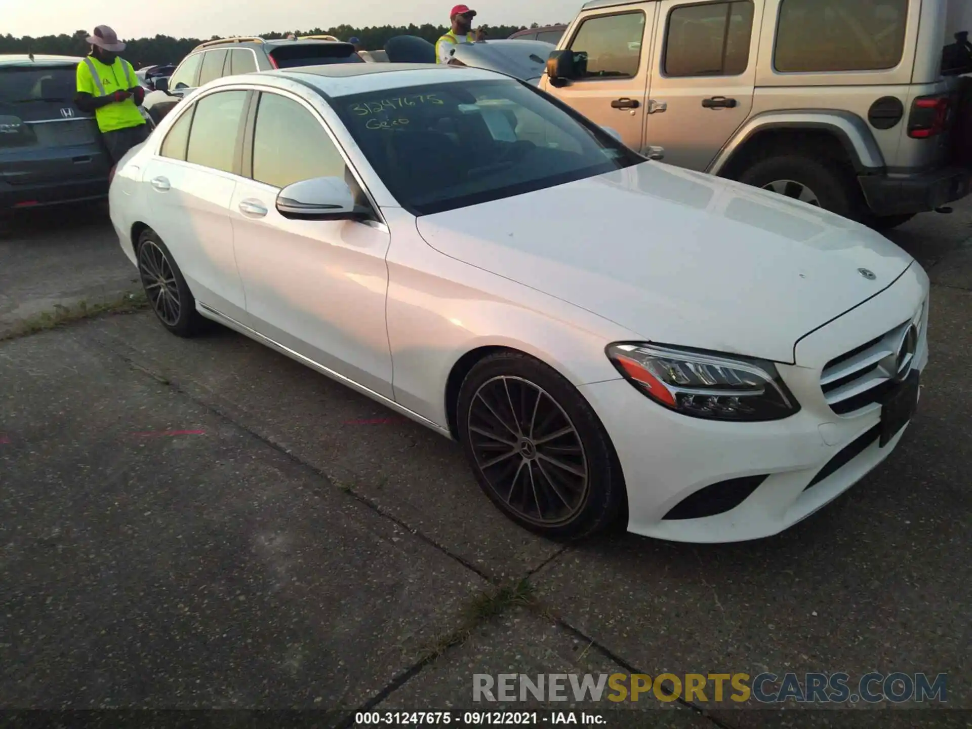 1 Photograph of a damaged car 55SWF8DB3KU307426 MERCEDES-BENZ C-CLASS 2019