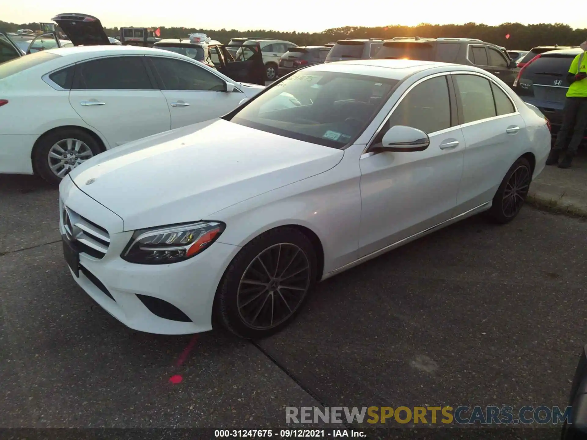 2 Photograph of a damaged car 55SWF8DB3KU307426 MERCEDES-BENZ C-CLASS 2019