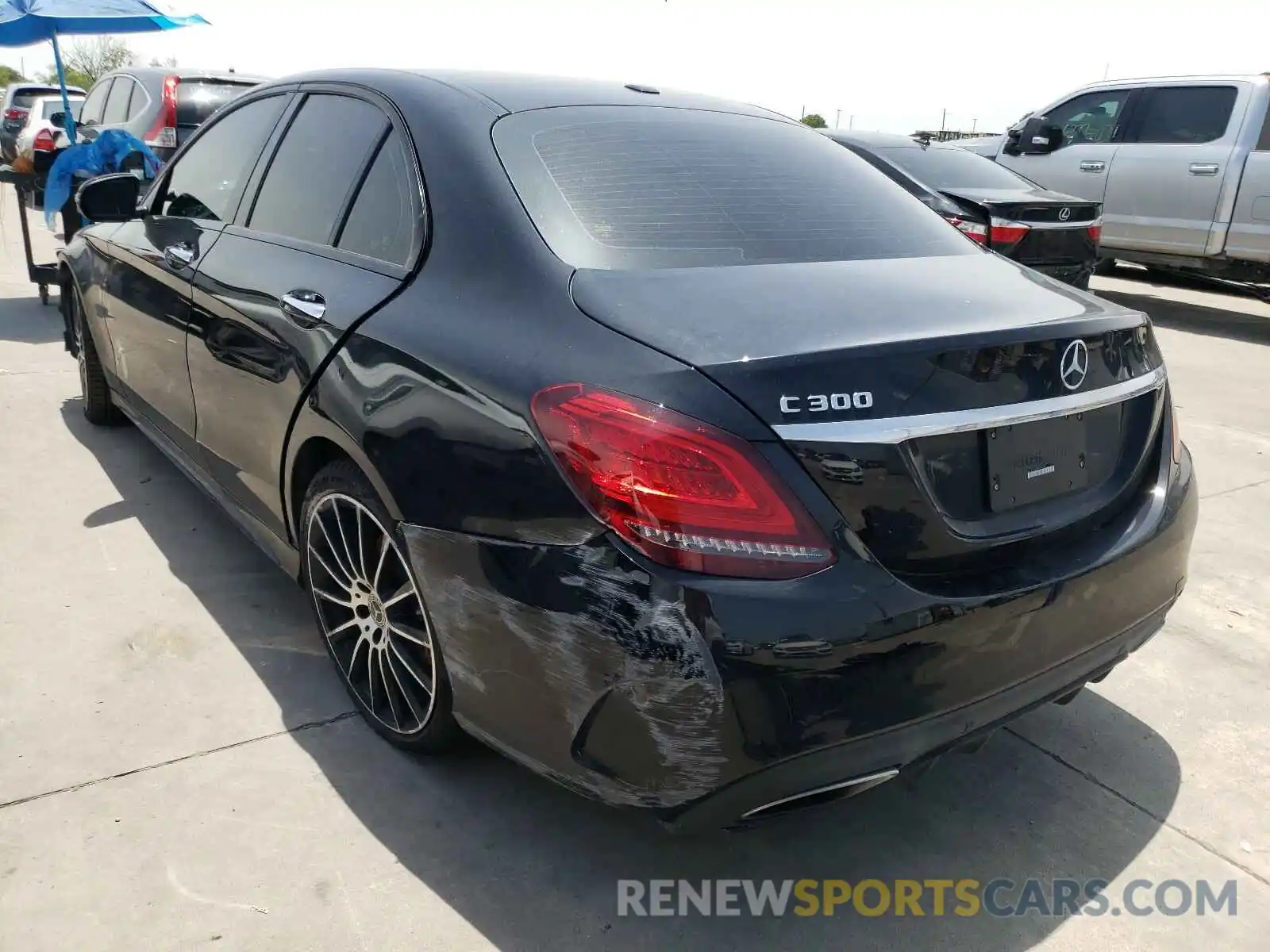 3 Photograph of a damaged car 55SWF8DB3KU308429 MERCEDES-BENZ C CLASS 2019