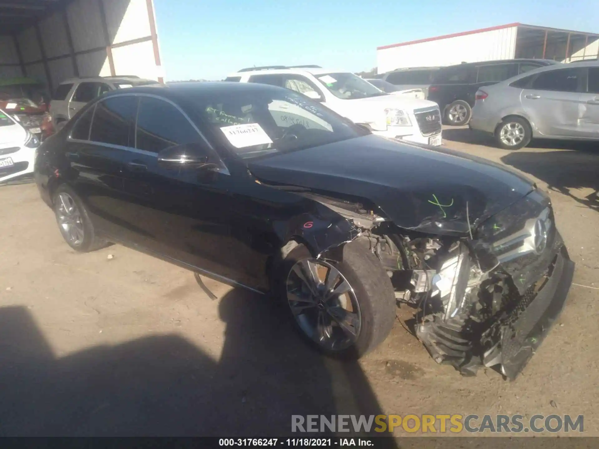 1 Photograph of a damaged car 55SWF8DB3KU308673 MERCEDES-BENZ C-CLASS 2019